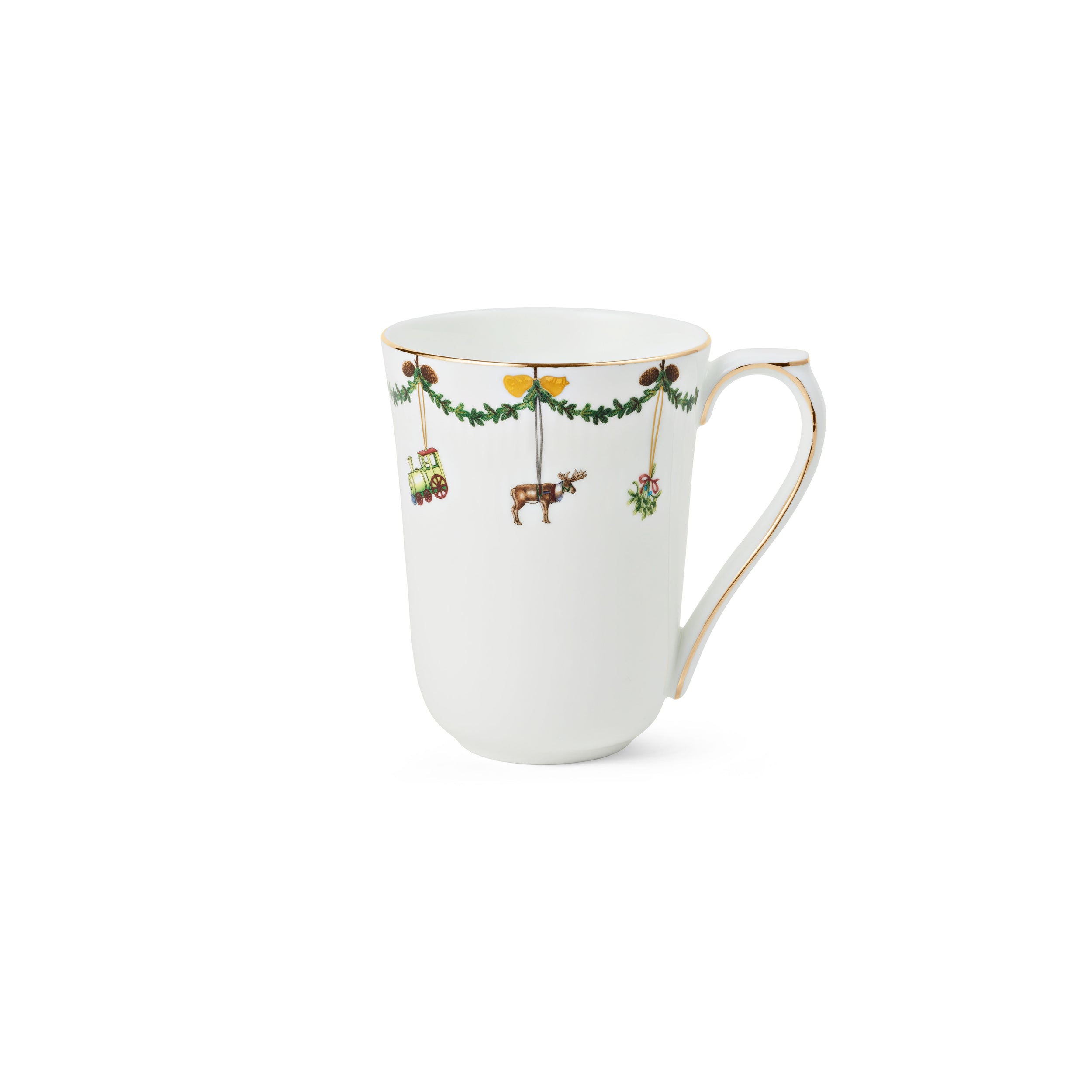 Star Fluted Christmas Tasse, 36 cl