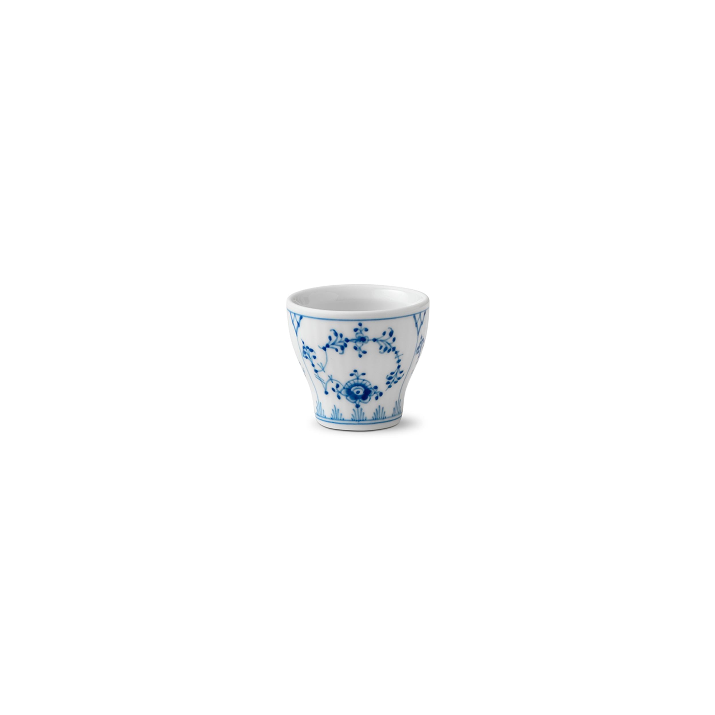 Blue Fluted Plain Egg Cup, 4.8 cm | Royal Copenhagen