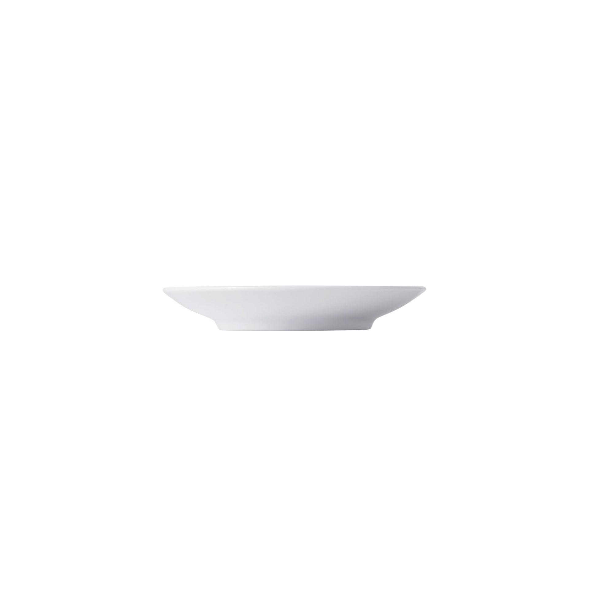 Blue Fluted Plain Plate Coupe, 15 cm