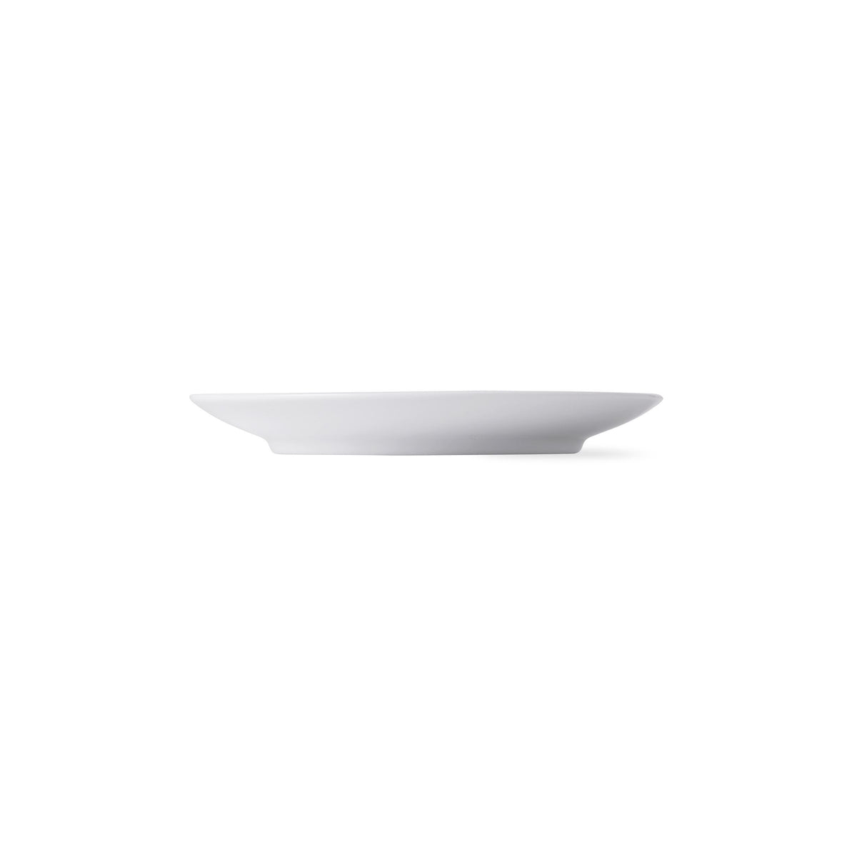 Blue Fluted Plain Plate Coupe, 19 cm