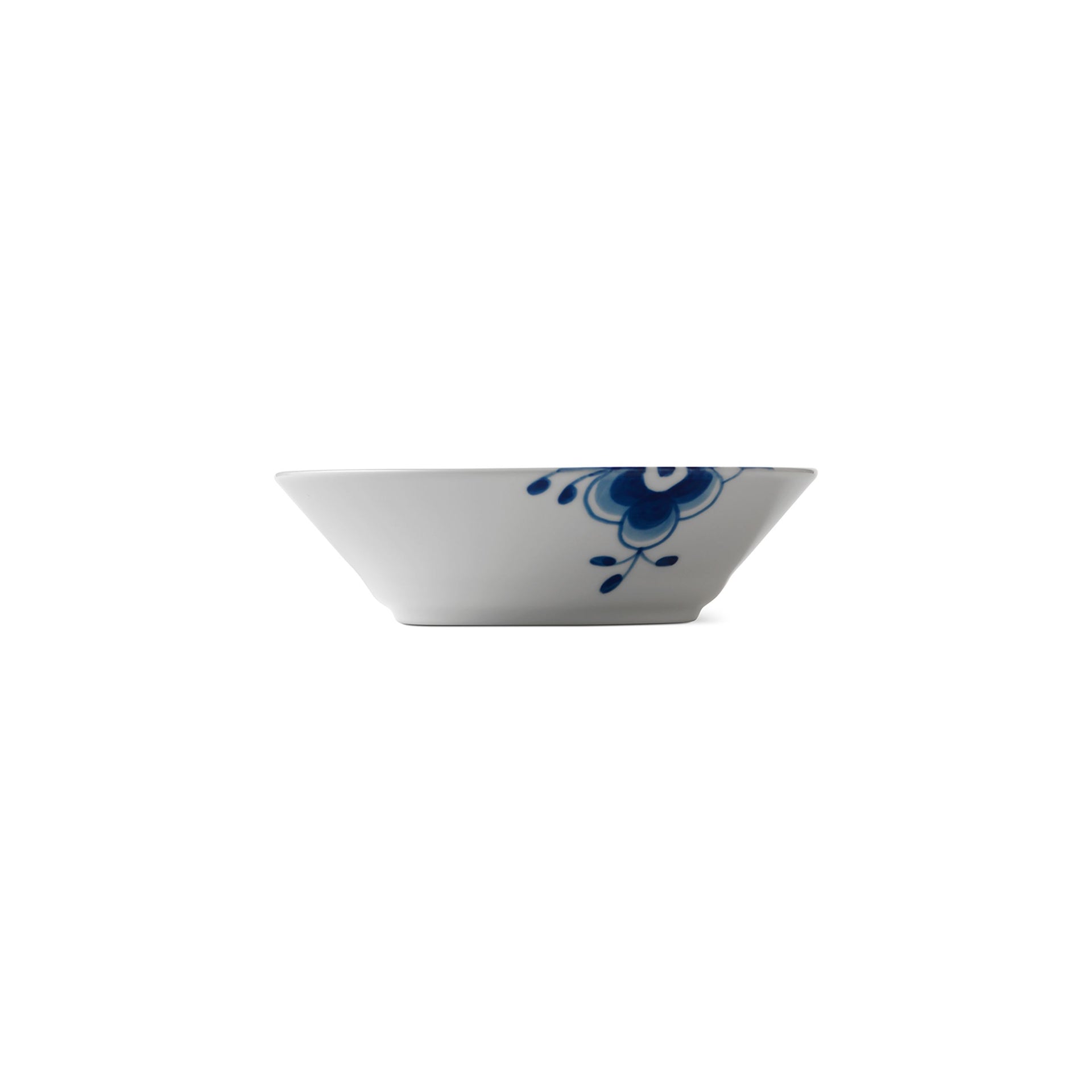 Blå Mega Riflet dyb tallerken, 17 cm - Blue Fluted Mega Deep Plate, 17 cm