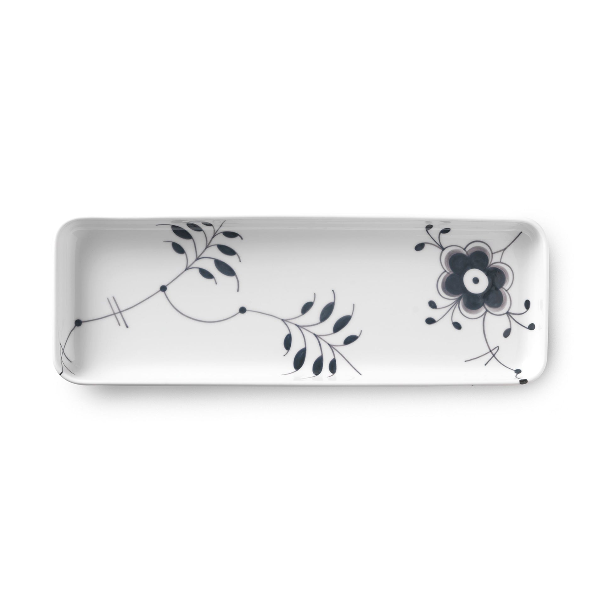 Black Fluted Mega Dish, 36 cm