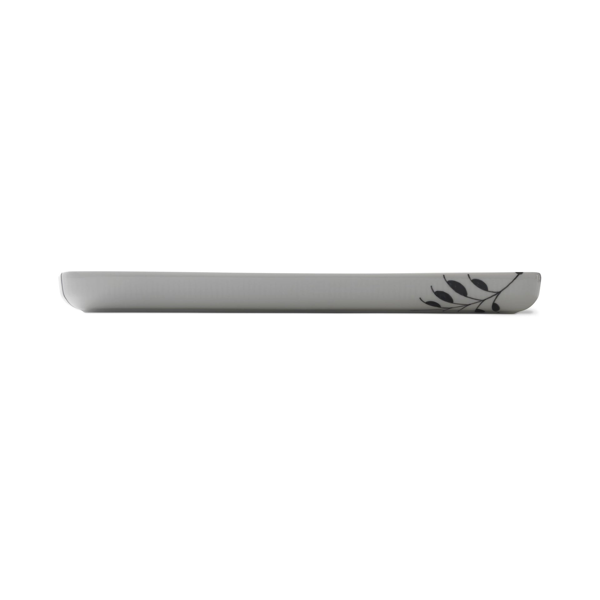 Sort Mega Riflet fad, 36 cm - Black Fluted Mega Dish, 36 cm