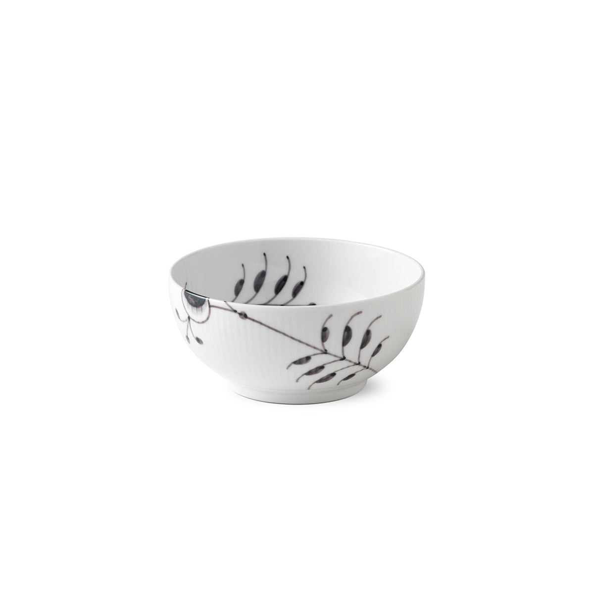 Black Fluted Mega Bowl, 73 cl
