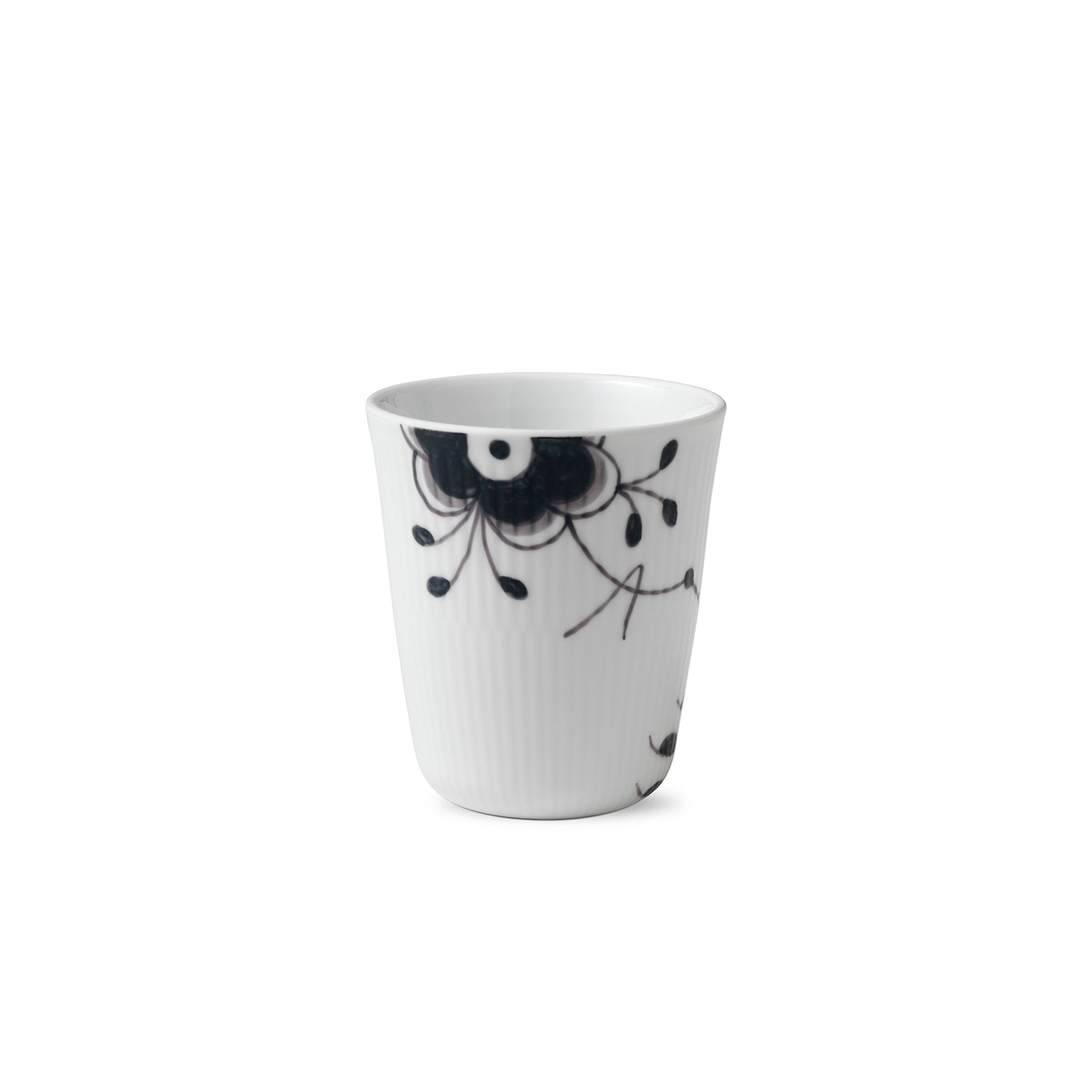 Black Fluted Mega Thermal Mug, 29 cl