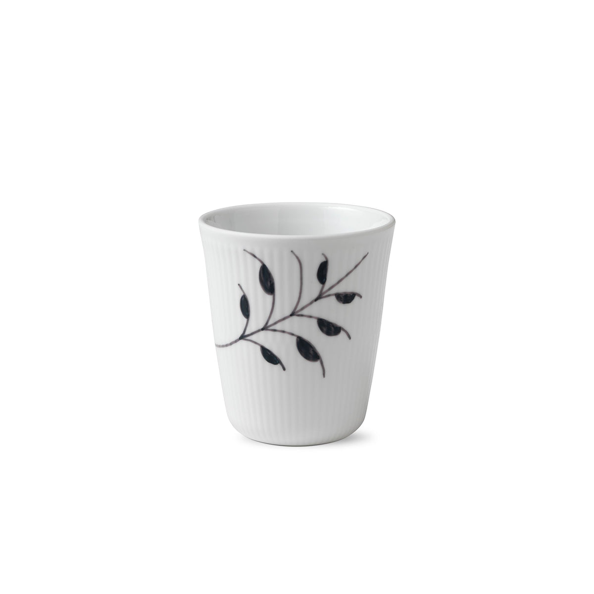 Black Fluted Mega Thermal Mug, 29 cl
