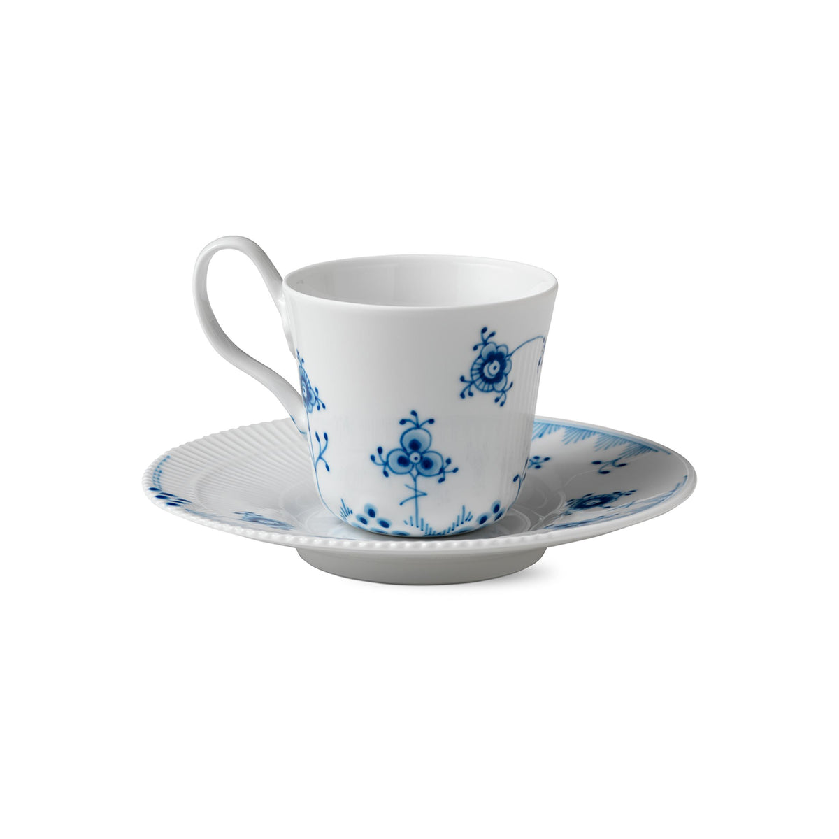 Blue Elements High Handle Cup and Saucer, 24 cl