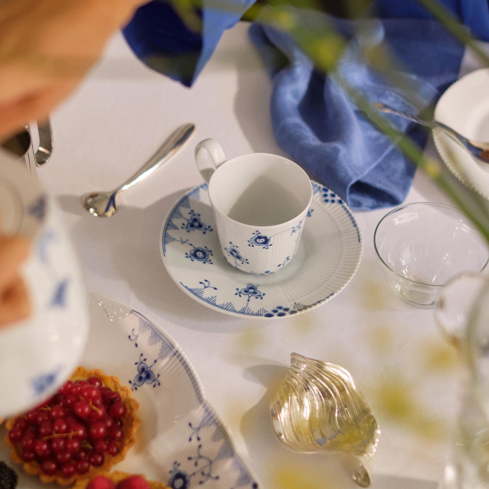 Blue Elements Dish, 38.5 cm
