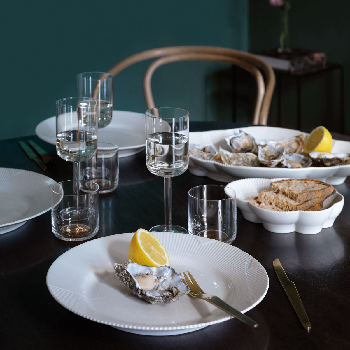 Elements Weiss Schale, 19 cm - White Elements Dish, 19 cm