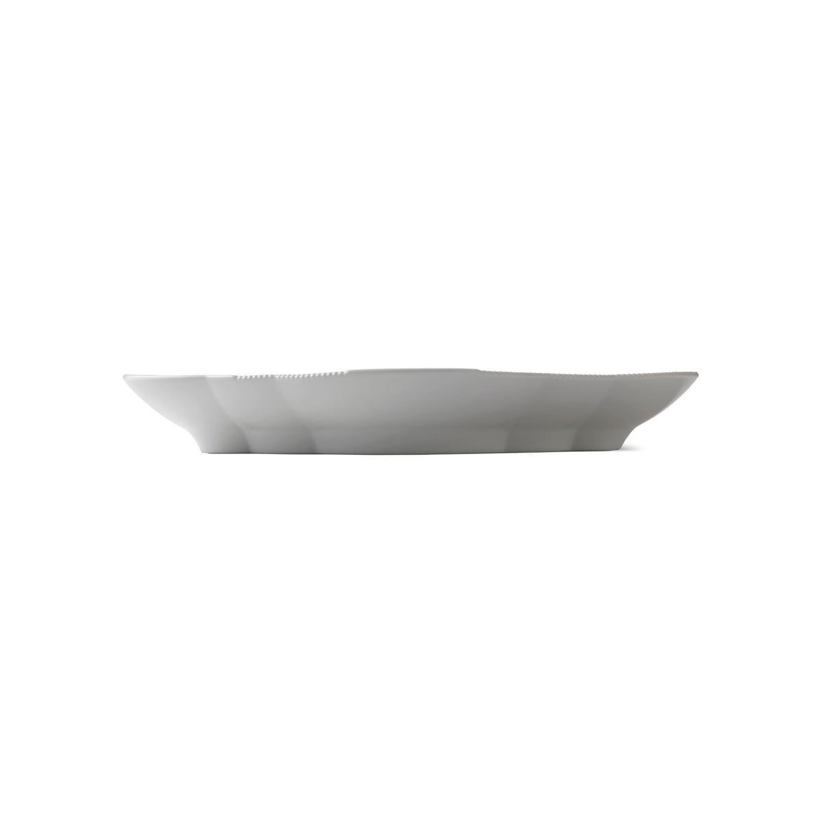 Elements Weiss Schale, 39,5 cm - White Elements Dish, 38.5 cm