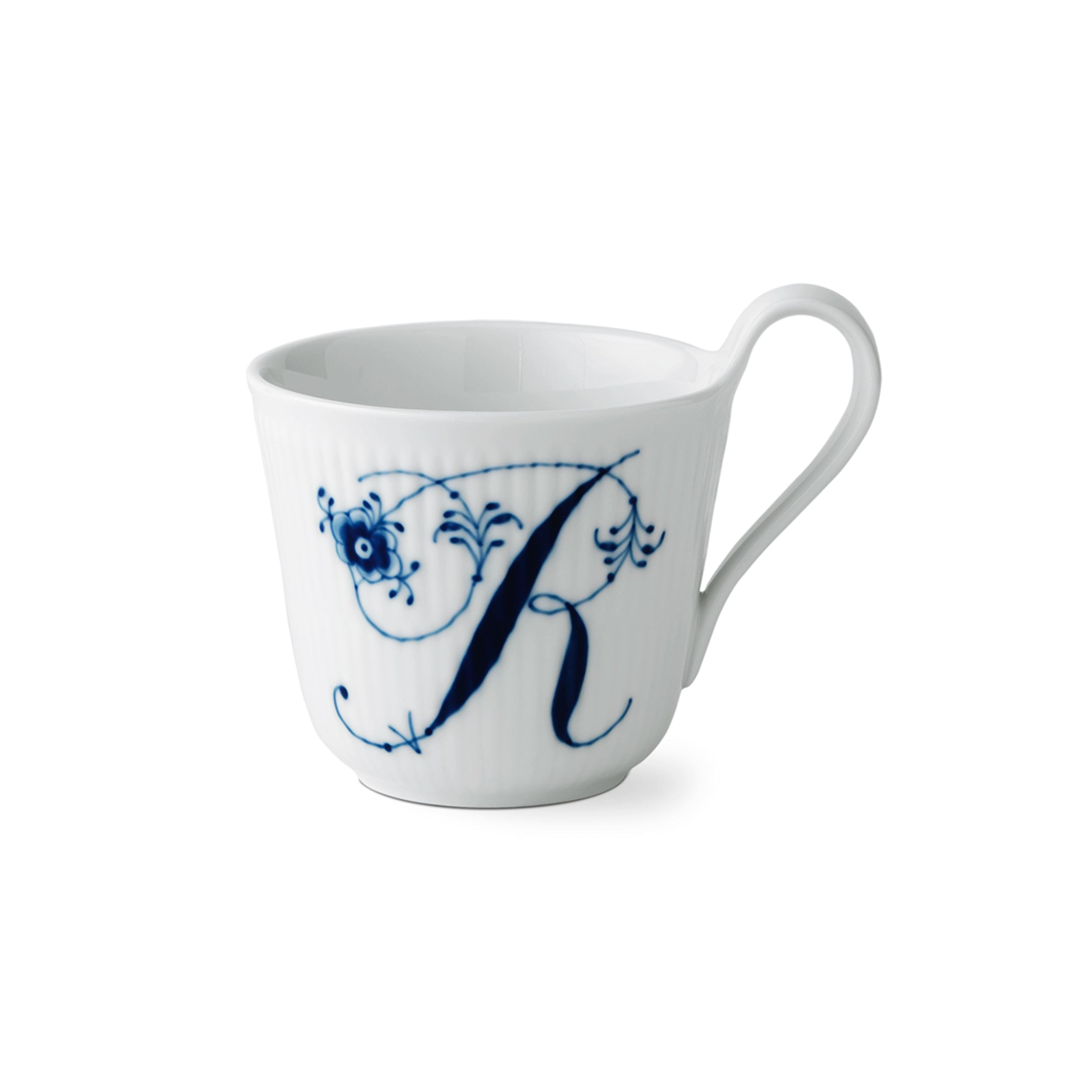 Alphabet Collection High Handle Cup, R, 33 cl | Royal Copenhagen