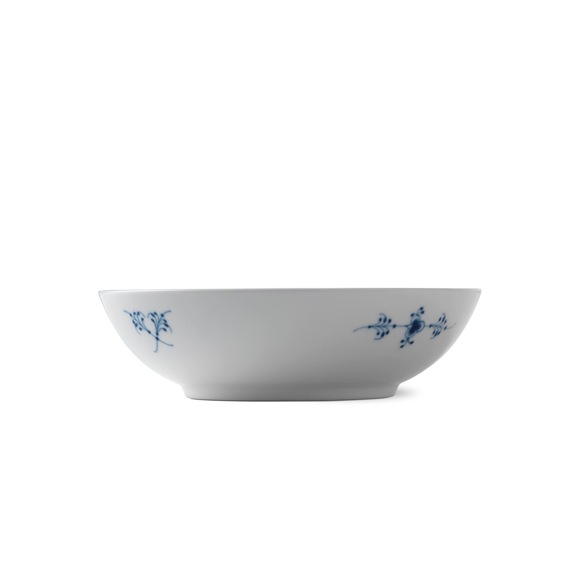 Blue Fluted Half Lace Bowl, 110 cl