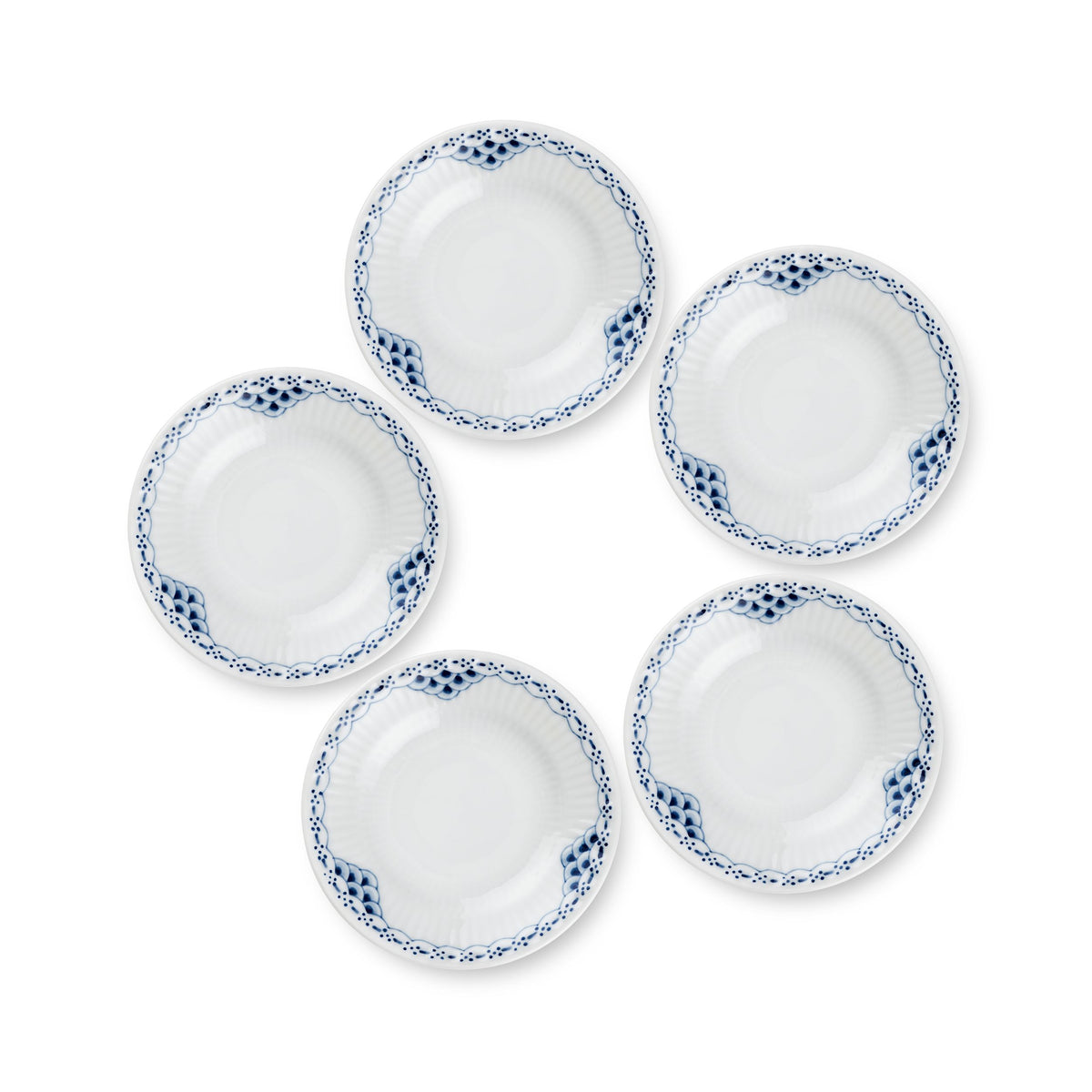 Princess Plate, 11 cm, 5 pcs