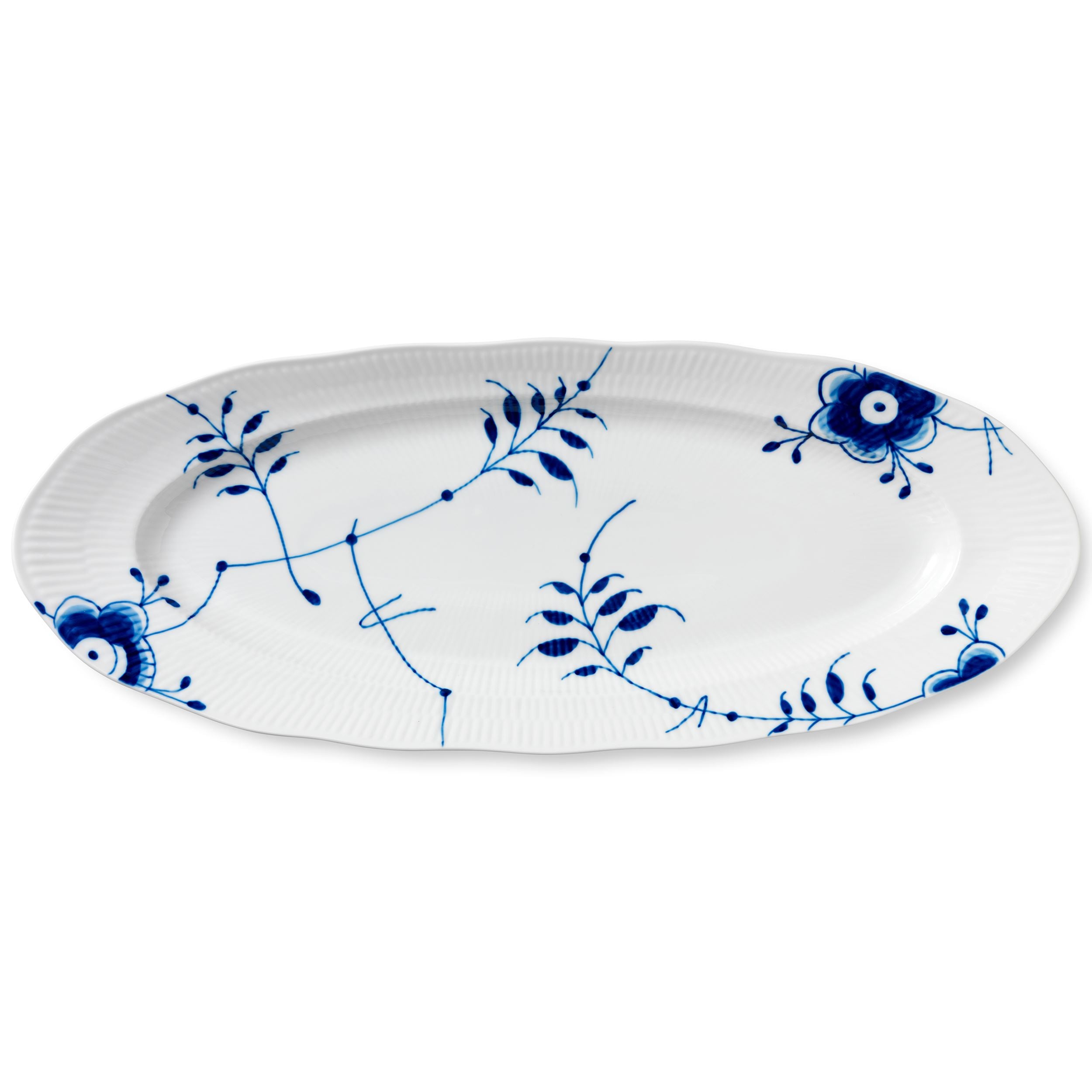 プレート　ロイヤルファミリーシリーズ Blue Fluted Mega Dish, 60 cm | Royal Copenhagen