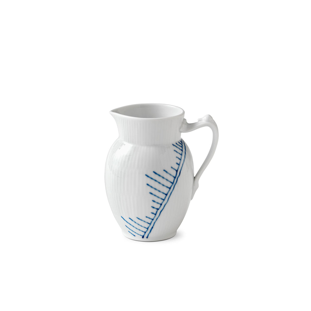Blue Fluted Mega Milk Jug, 38 cl