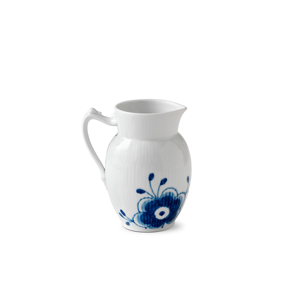 Blue Fluted Mega Milk Jug, 38 cl