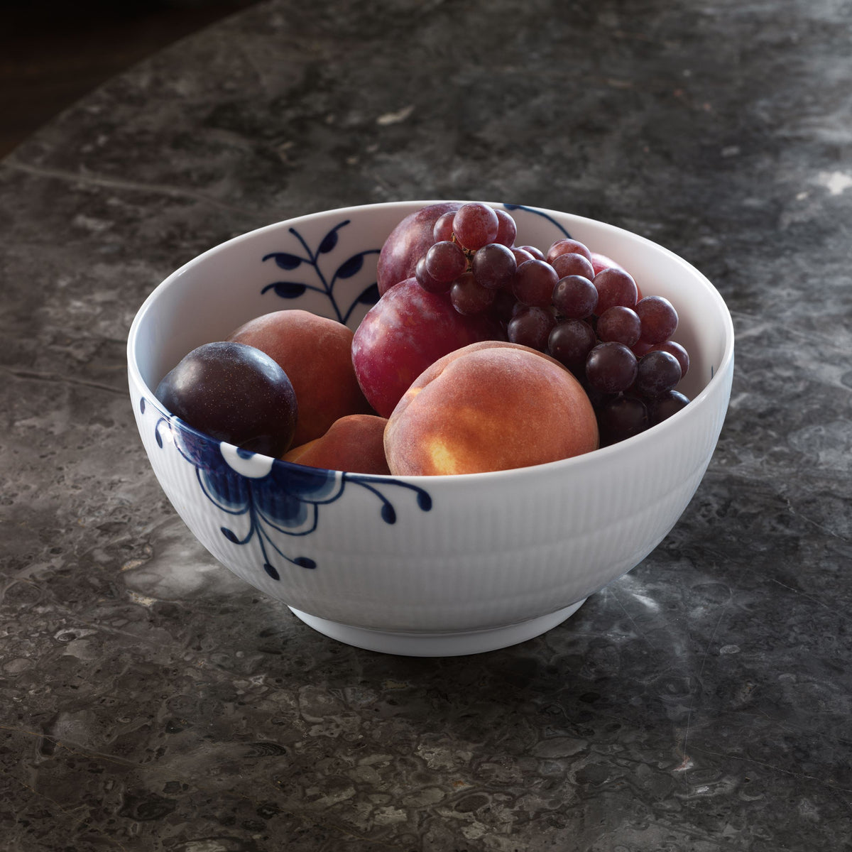 Blue Fluted Mega Bowl, 310 cl
