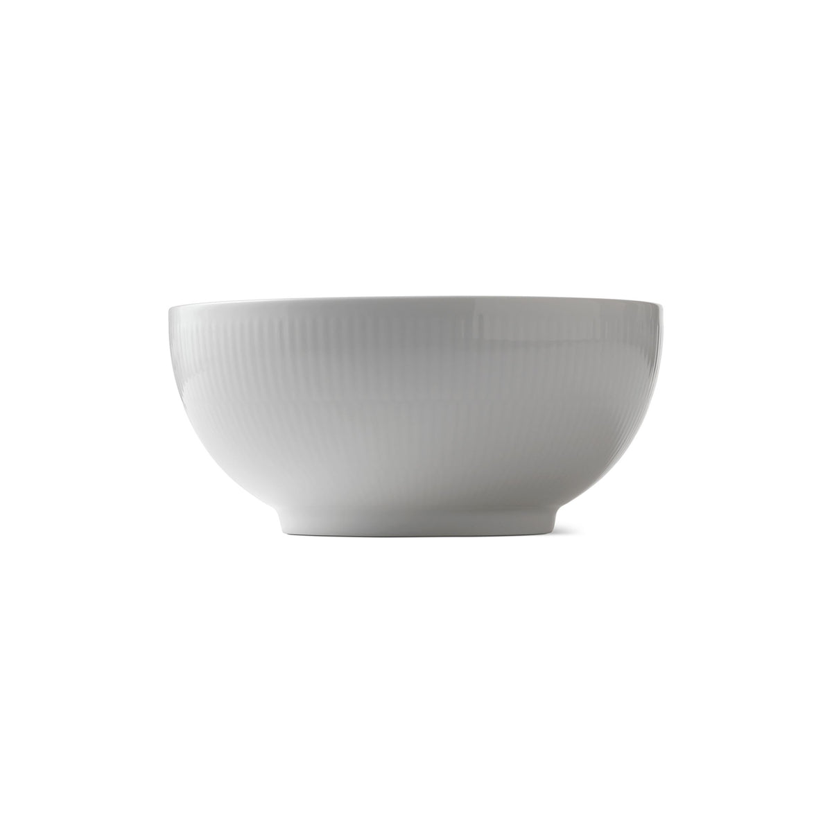 White Fluted Bowl, 180 cl
