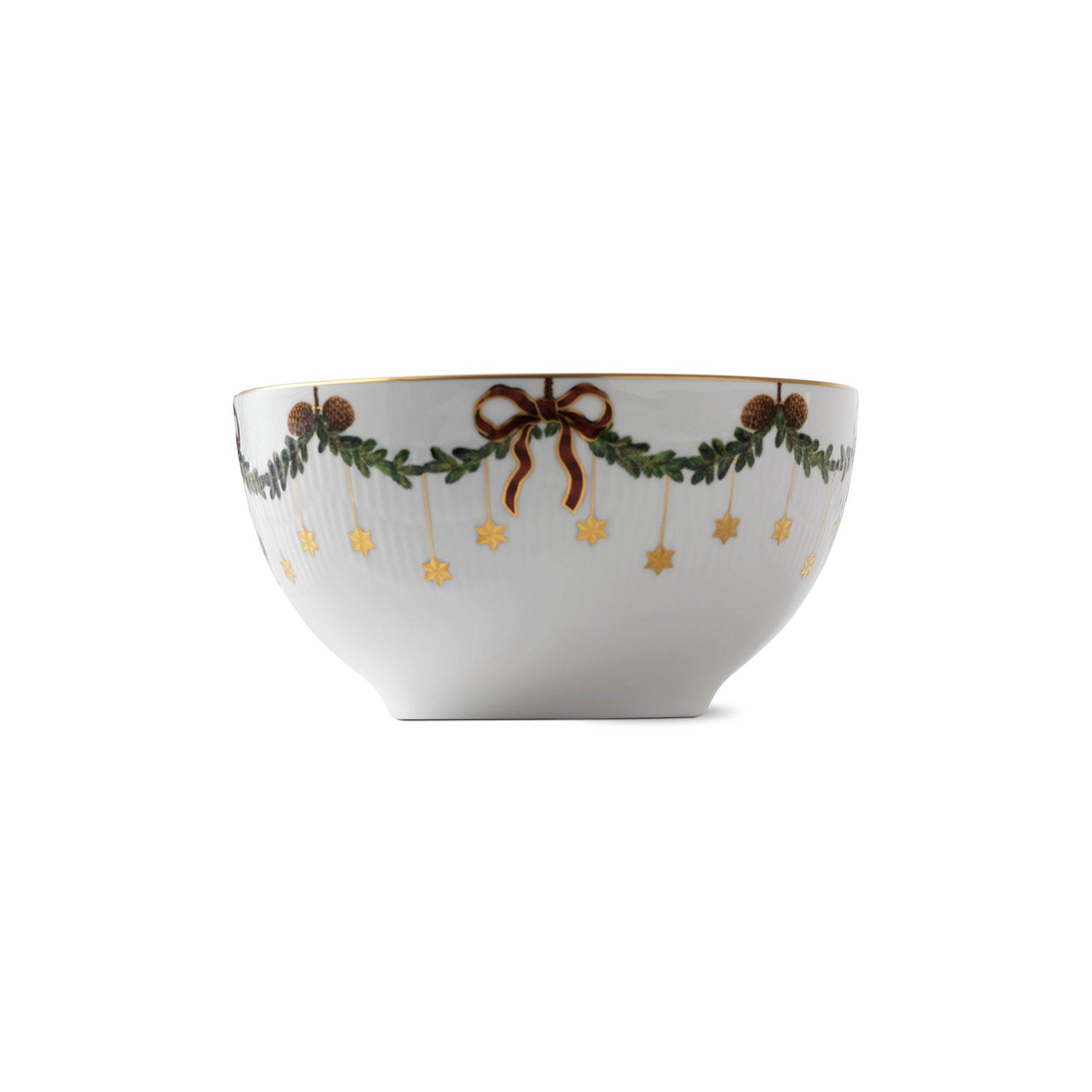 Star Fluted Christmas Bowl, 180 cl