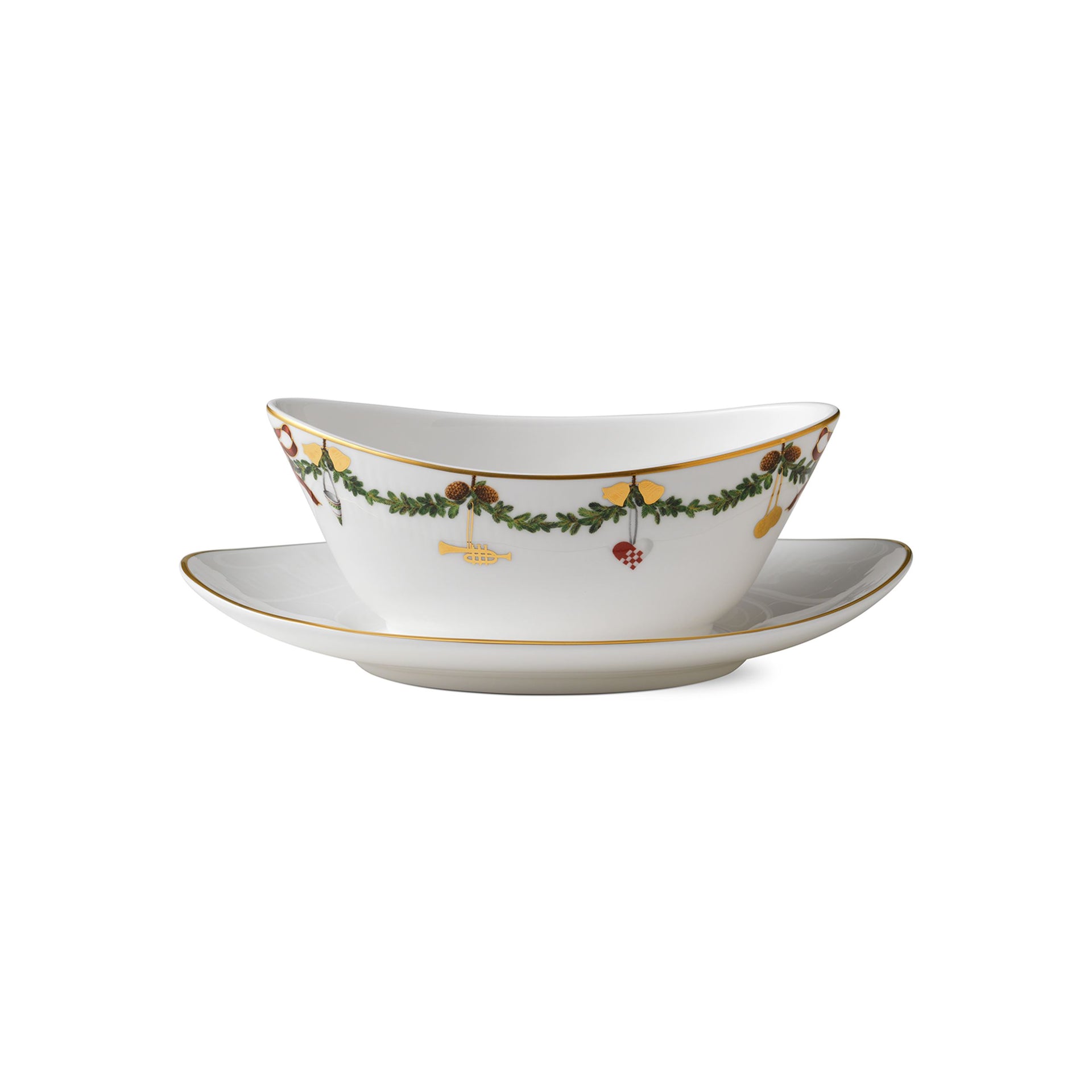 Star Fluted Christmas Sauce Bowl, 43 cl