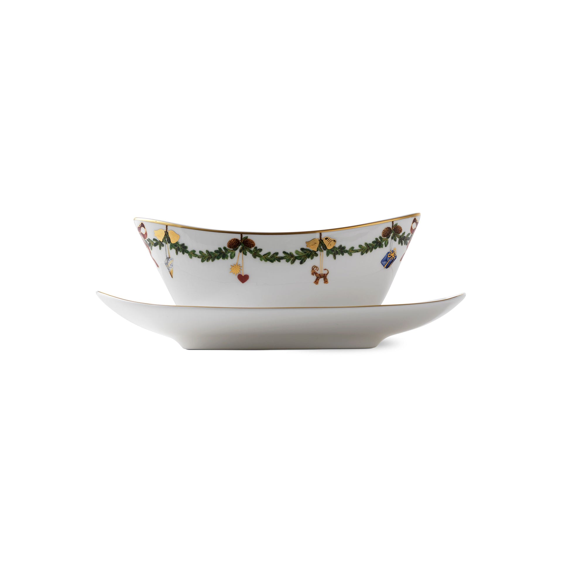 Star Fluted Christmas Sauce Bowl, 43 cl