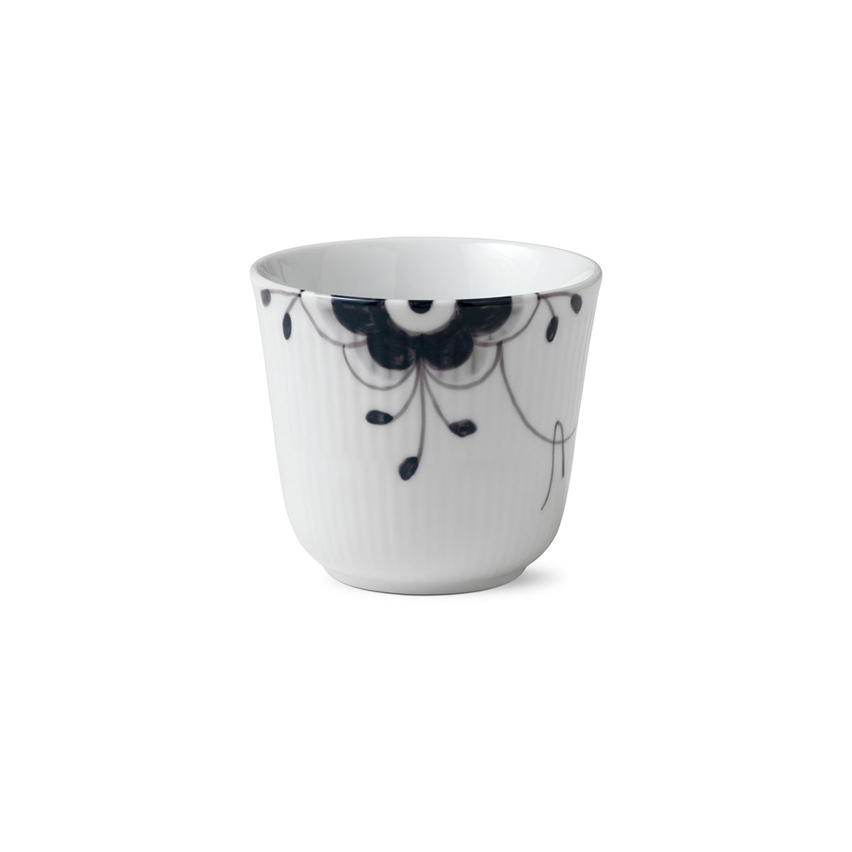 Black Fluted Mega Thermal Mug, 26 cl
