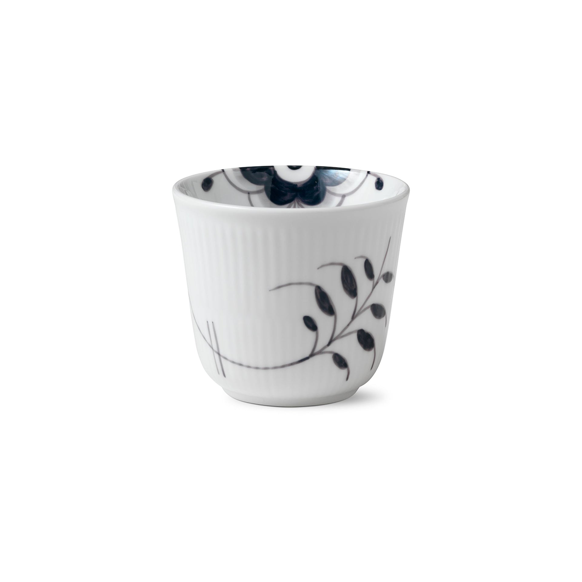 Black Fluted Mega Thermal Mug, 26 cl