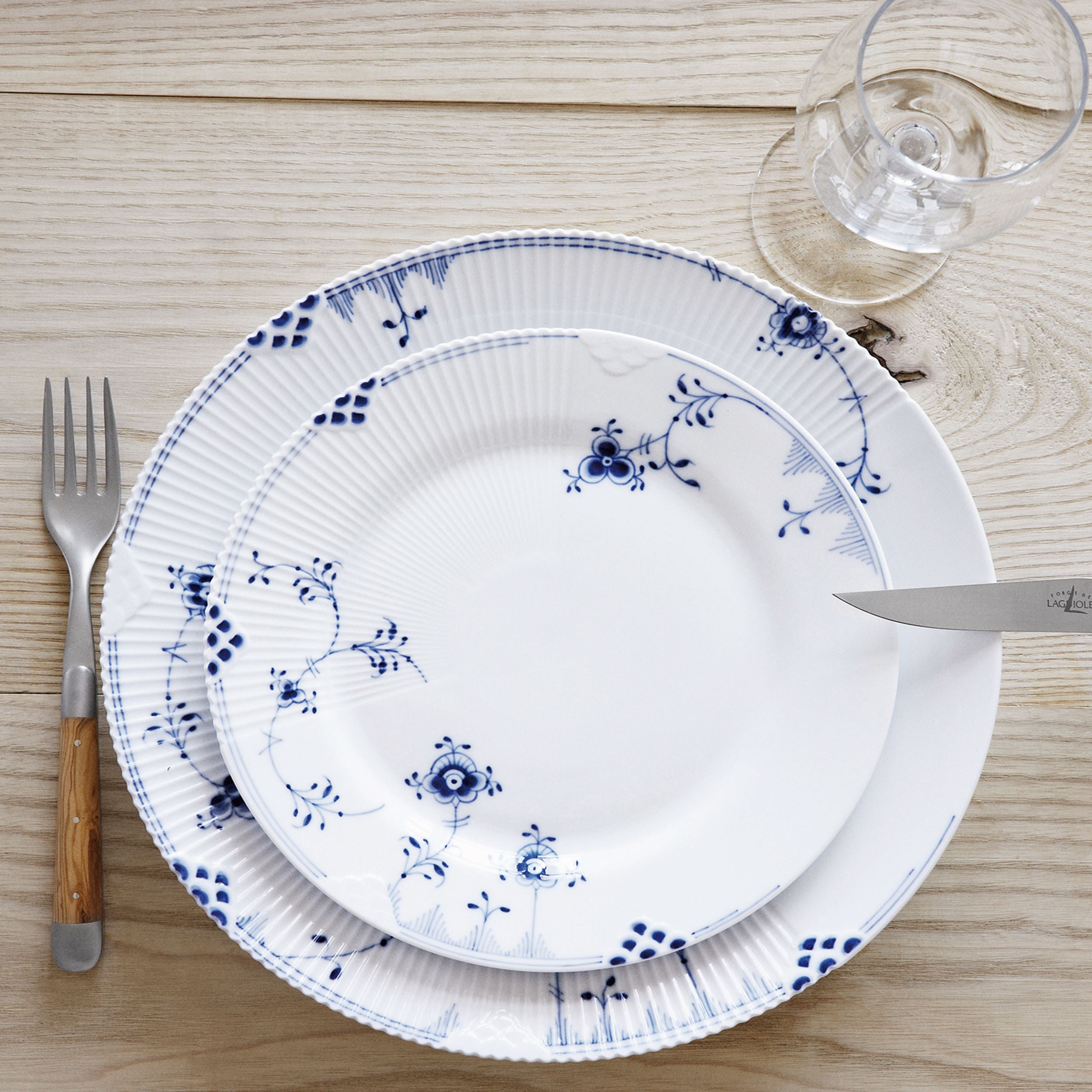 Blue Elements Plate, 22 cm | Royal Copenhagen