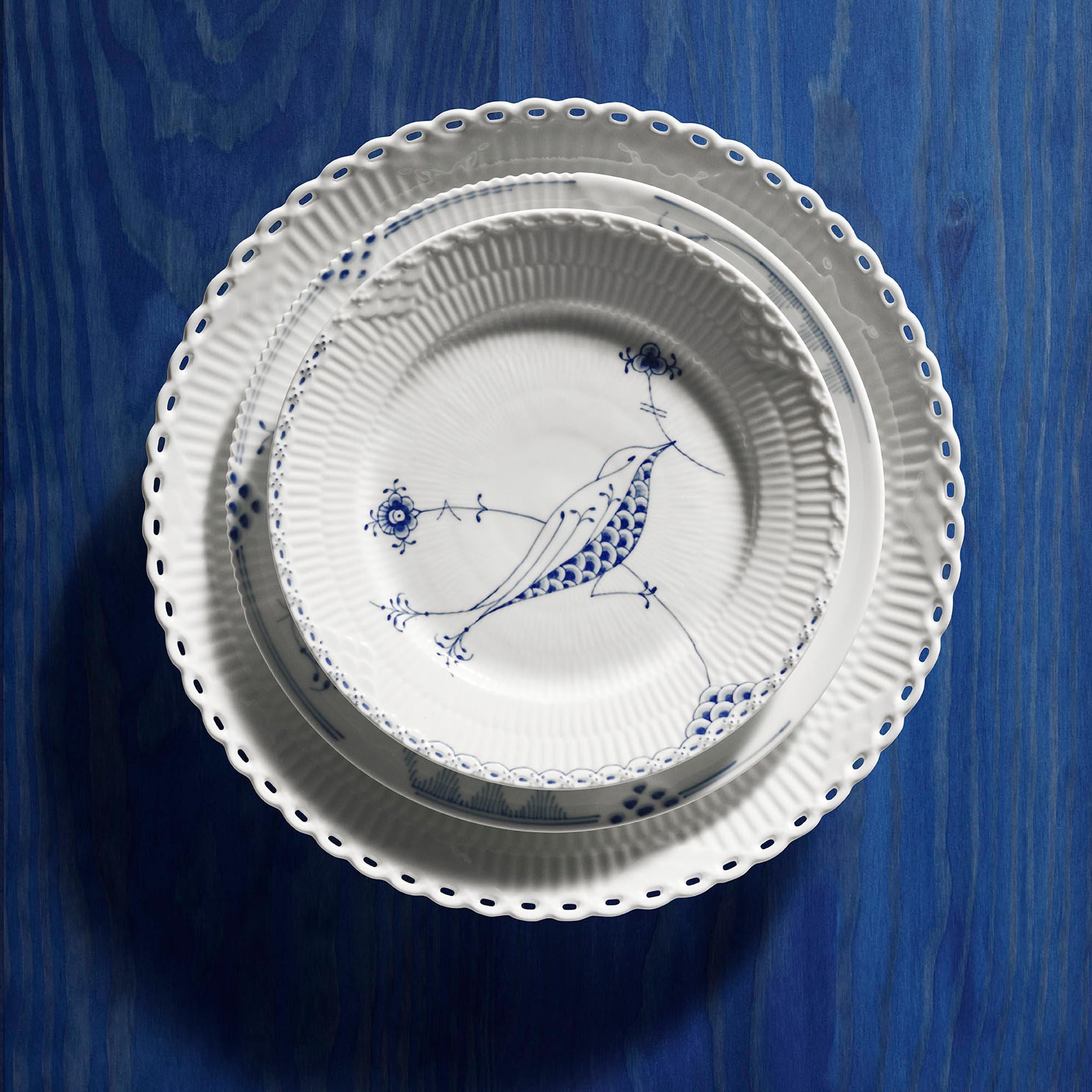 Blue Elements Plate, 22 cm | Royal Copenhagen