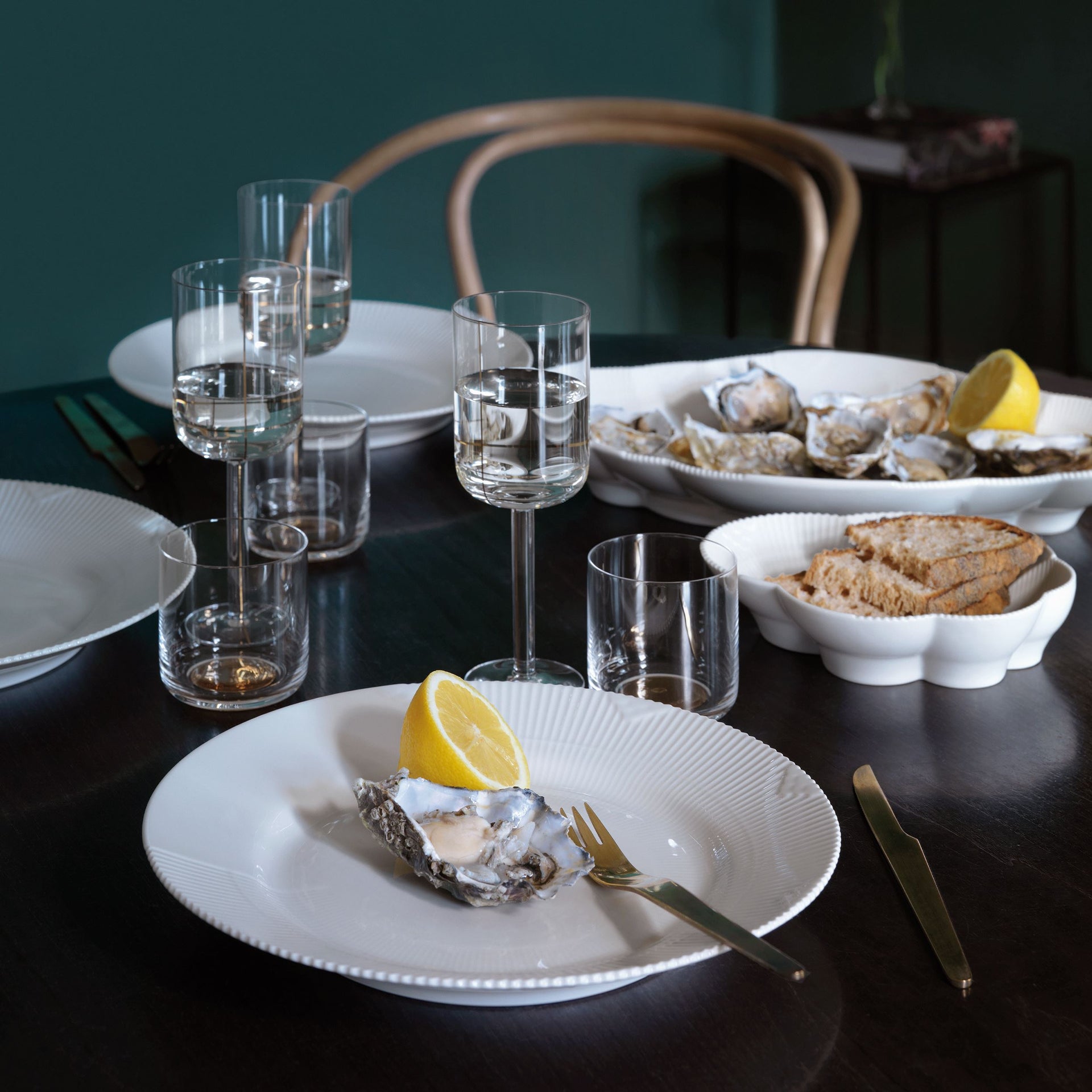 Elements Weiss Teller, 28 cm - White Elements Plate, 28 cm