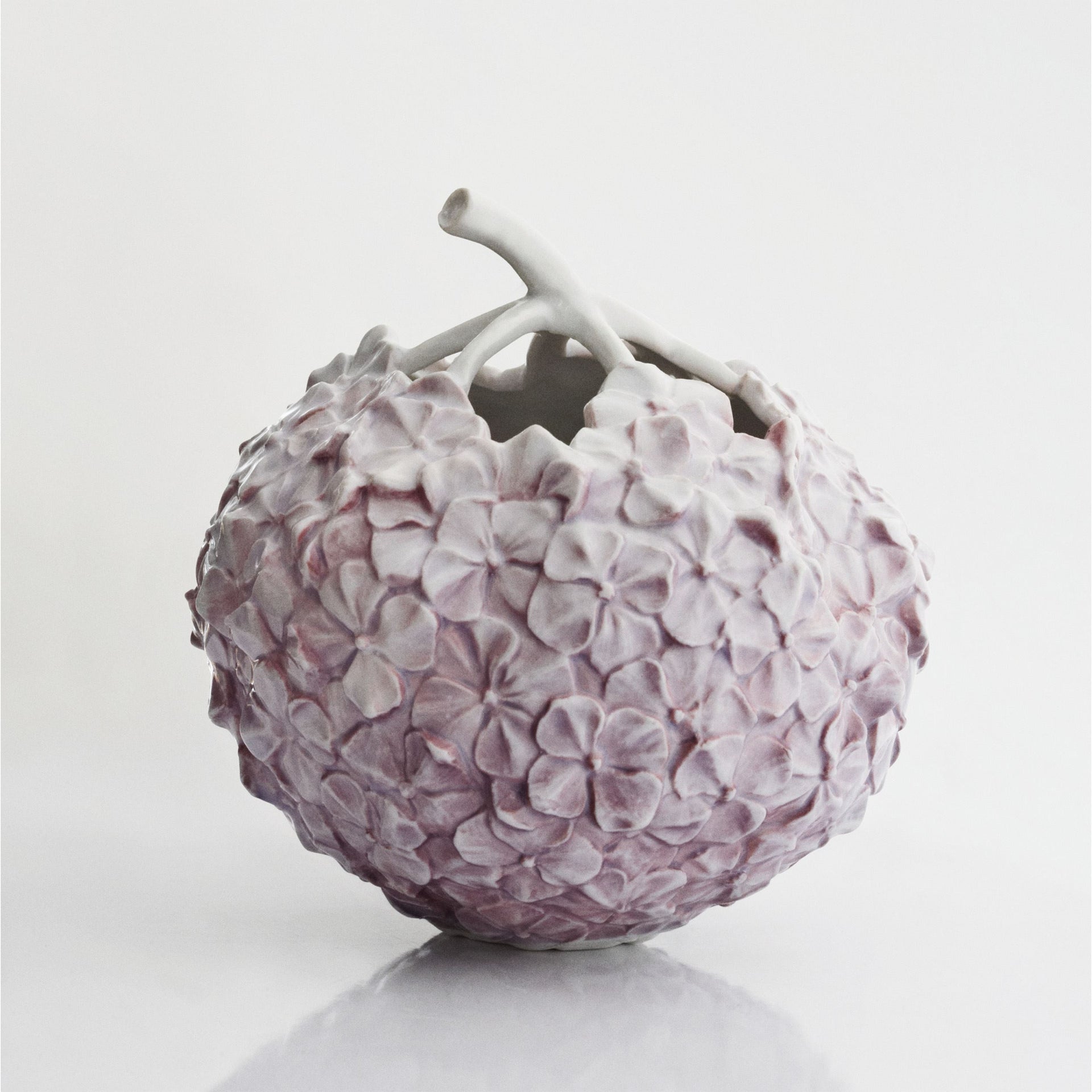 The Art Of Giving Flowers Vase, Hydrangea, Purple, 10 cm