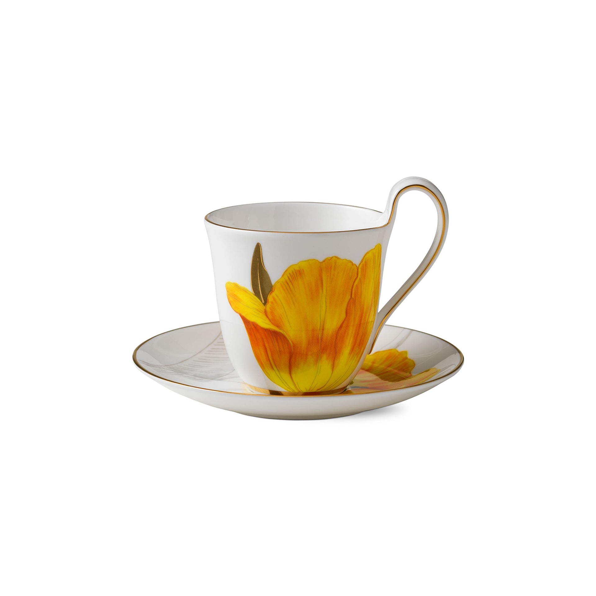 Flora højhankskop og underkop, Tulipan, 27 cl