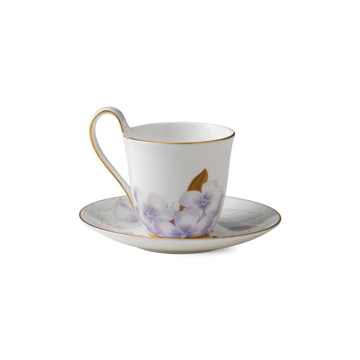Flora High Handle Cup and Saucer, Rhododendron, 27 cl