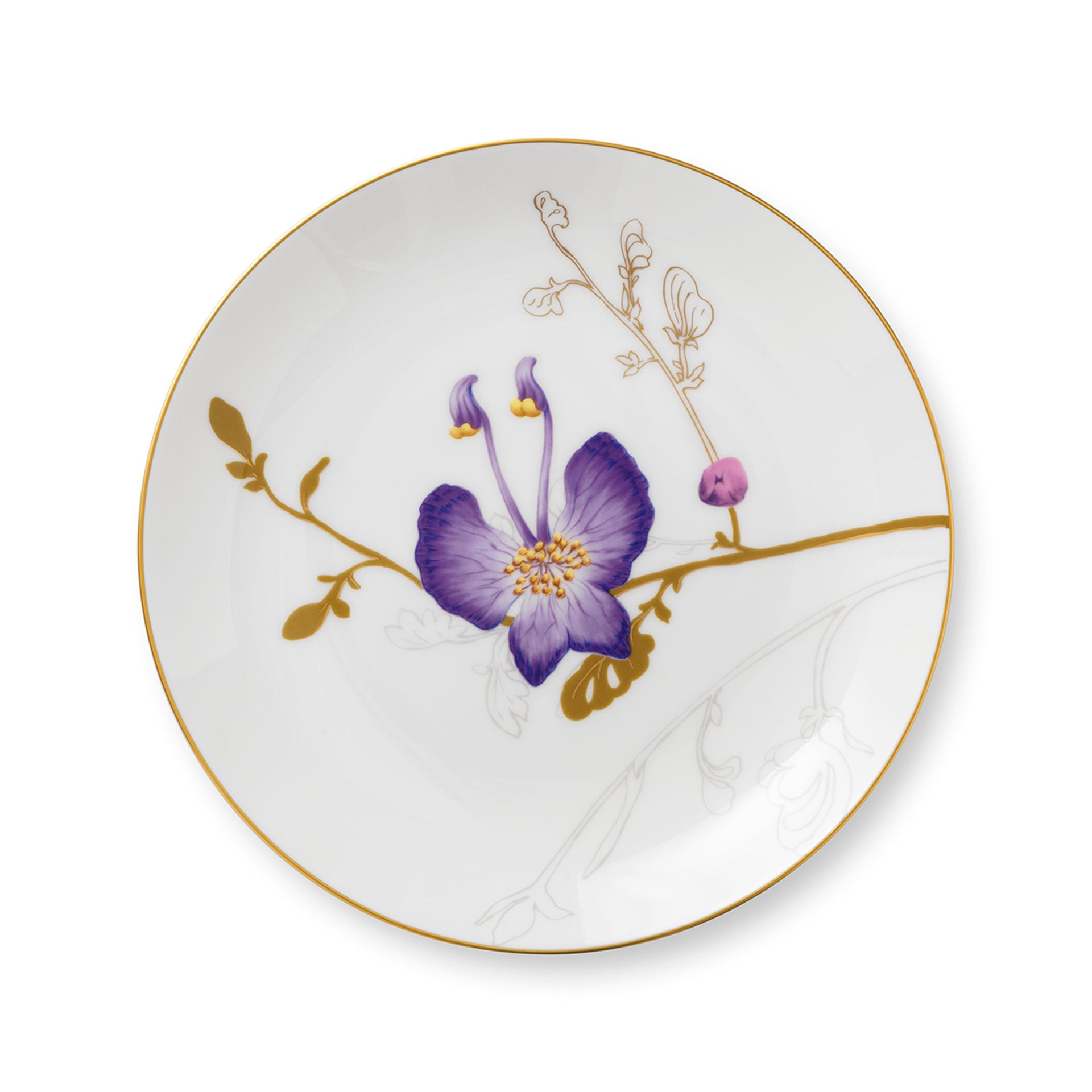 Flora Plate, Pansy, 22 cm