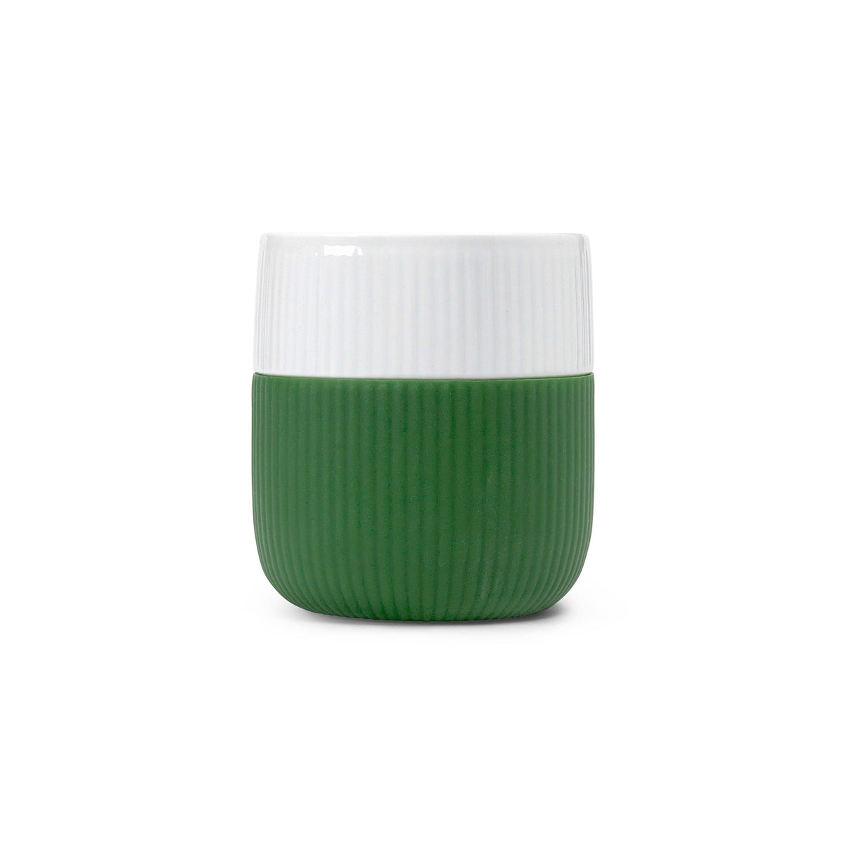Contrast Gerippt Becher, Waldgrün, 35 cl
