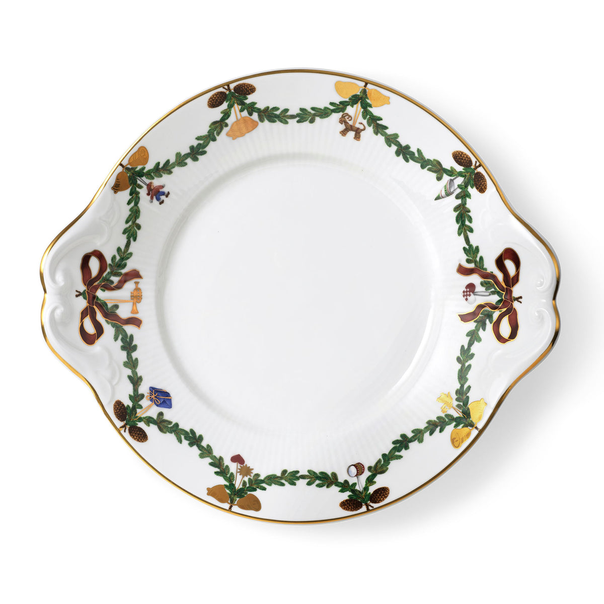 Star Fluted Christmas Dish, 27 cm
