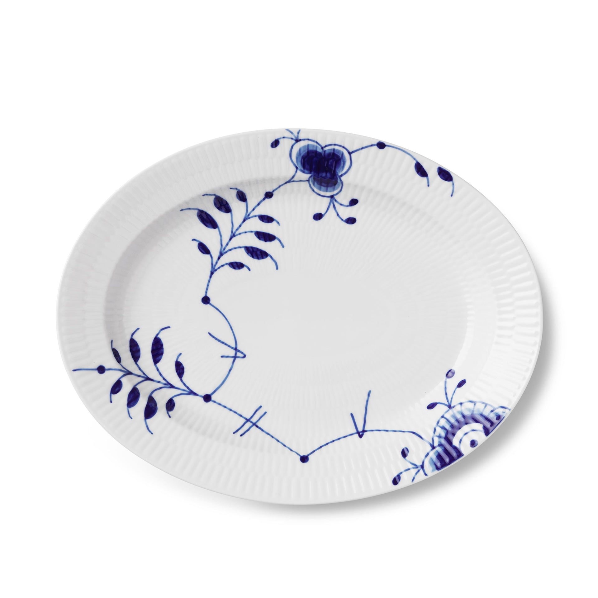 Blue Fluted Mega Dish, 30.5 cm