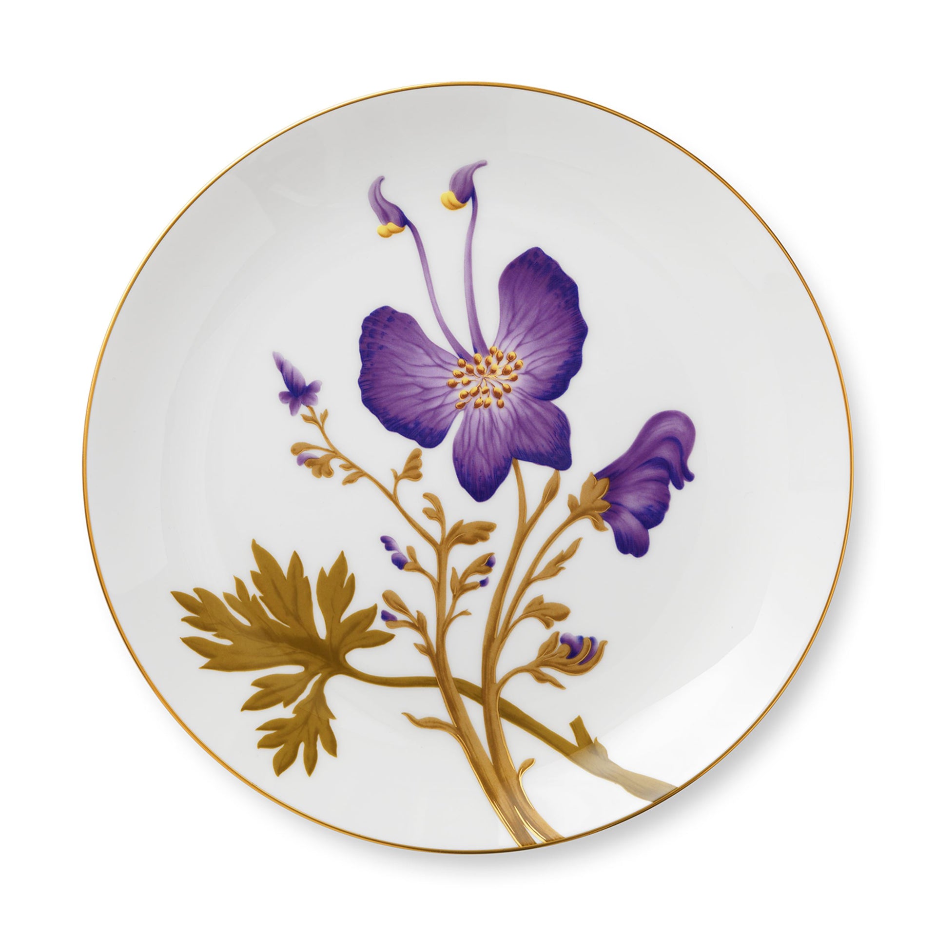 Flora Plate, Pansy, 27 cm
