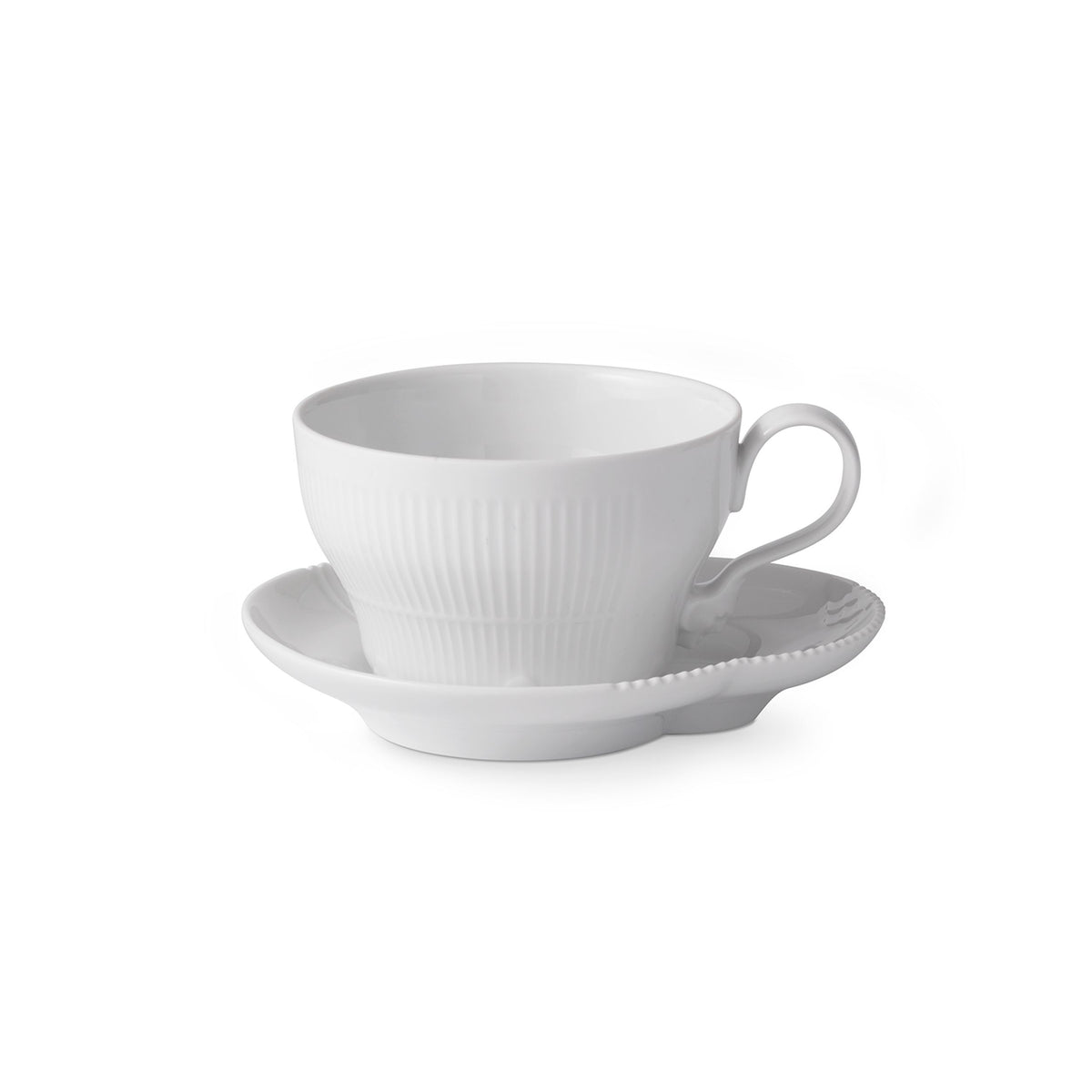 White Elements Cup and Saucer, 26 cl