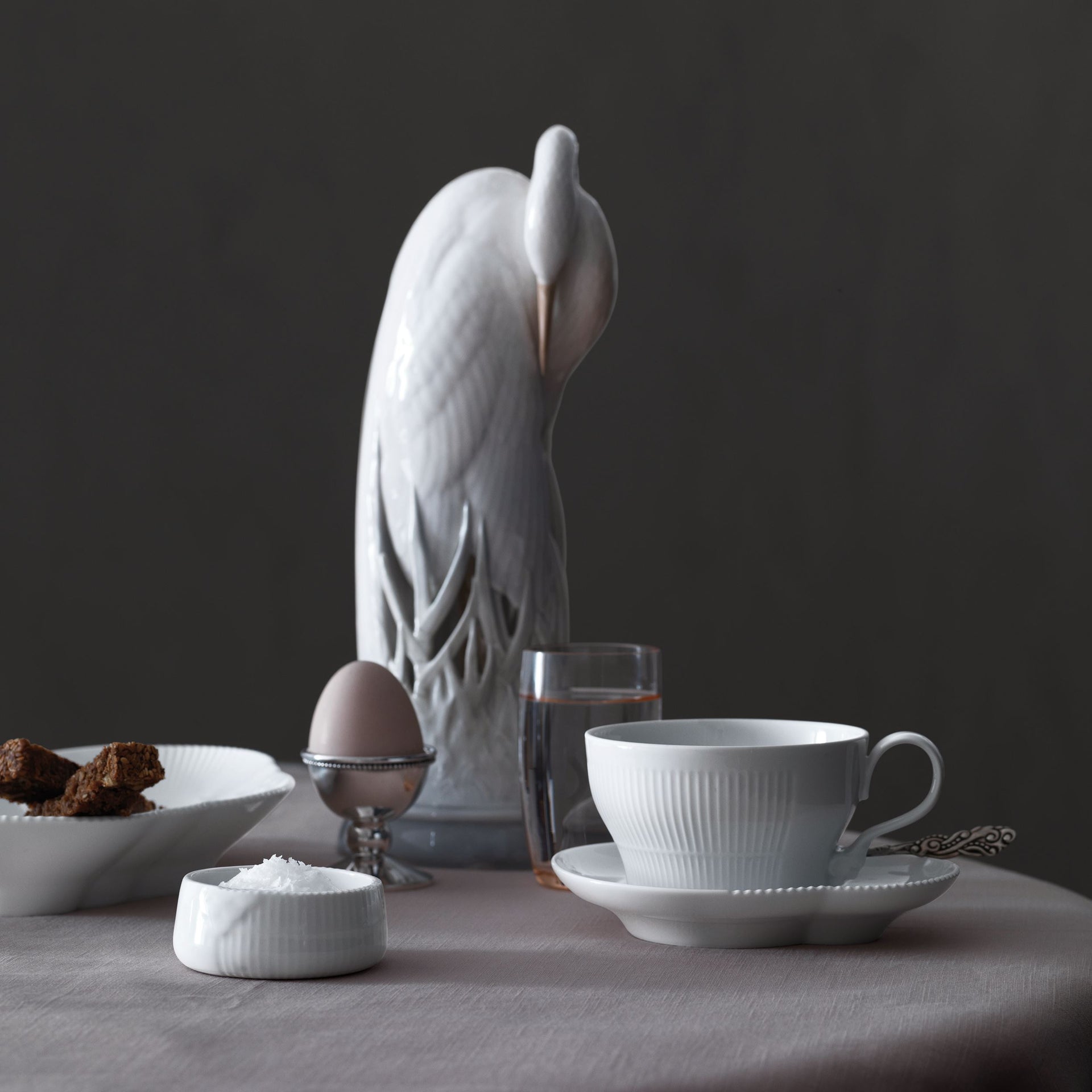 White Elements Cup and Saucer, 26 cl