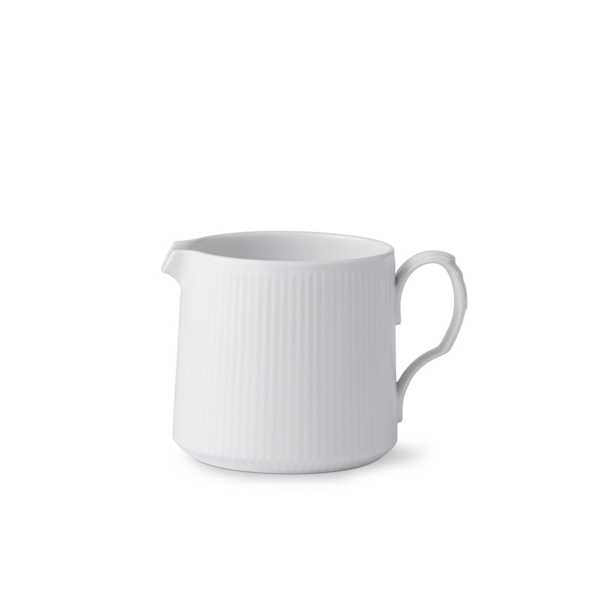 White Fluted Jug, 70 cl
