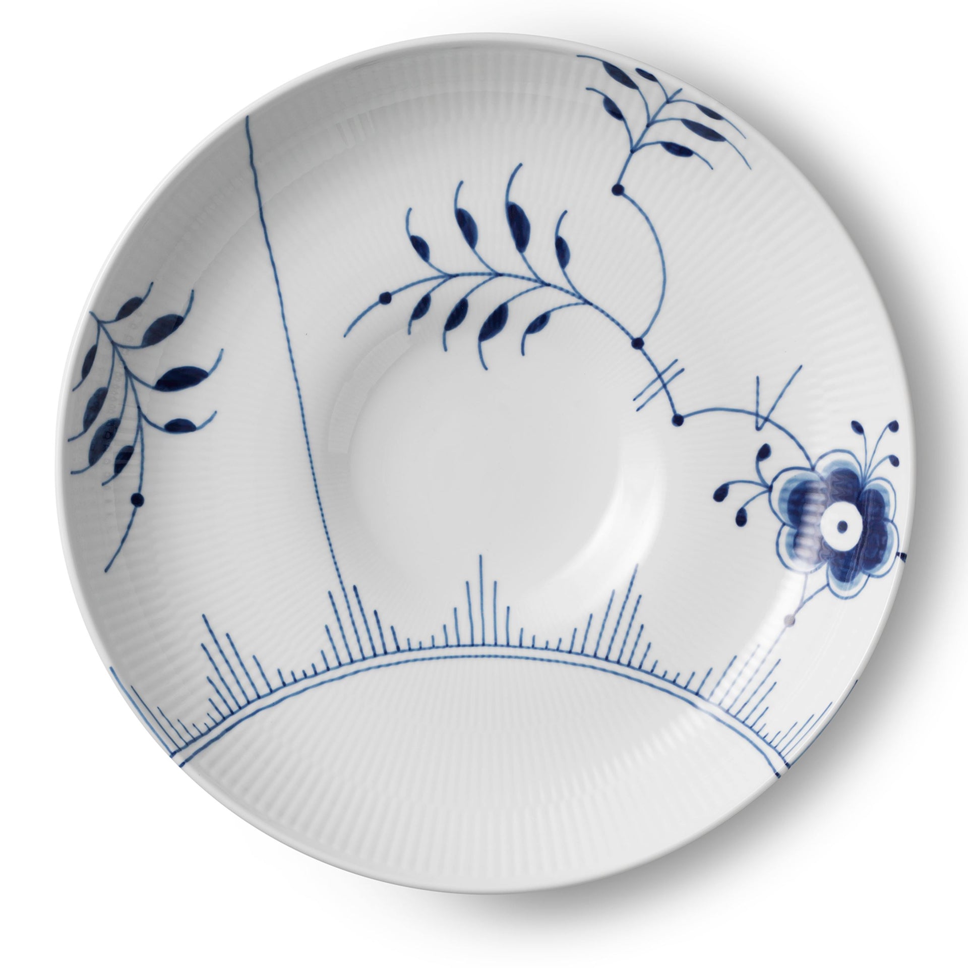 Blue Fluted Mega Bowl, 34 cm