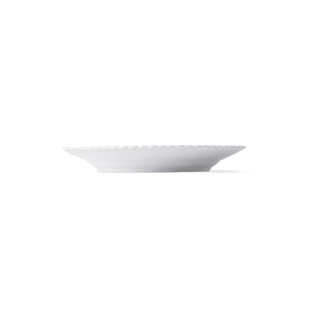 White Fluted Full Lace Plate, 19 cm