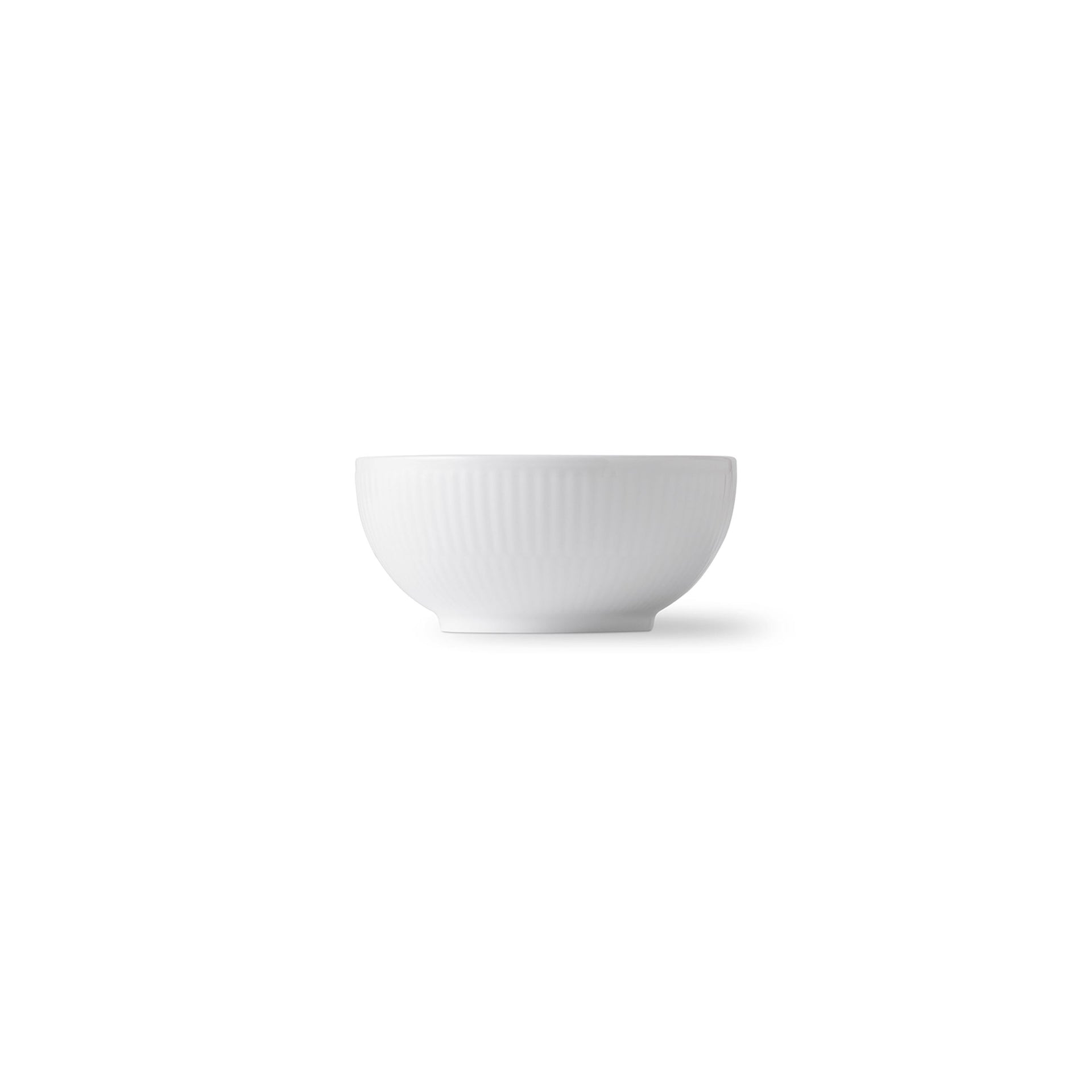 White Fluted Bowl, 24 cl