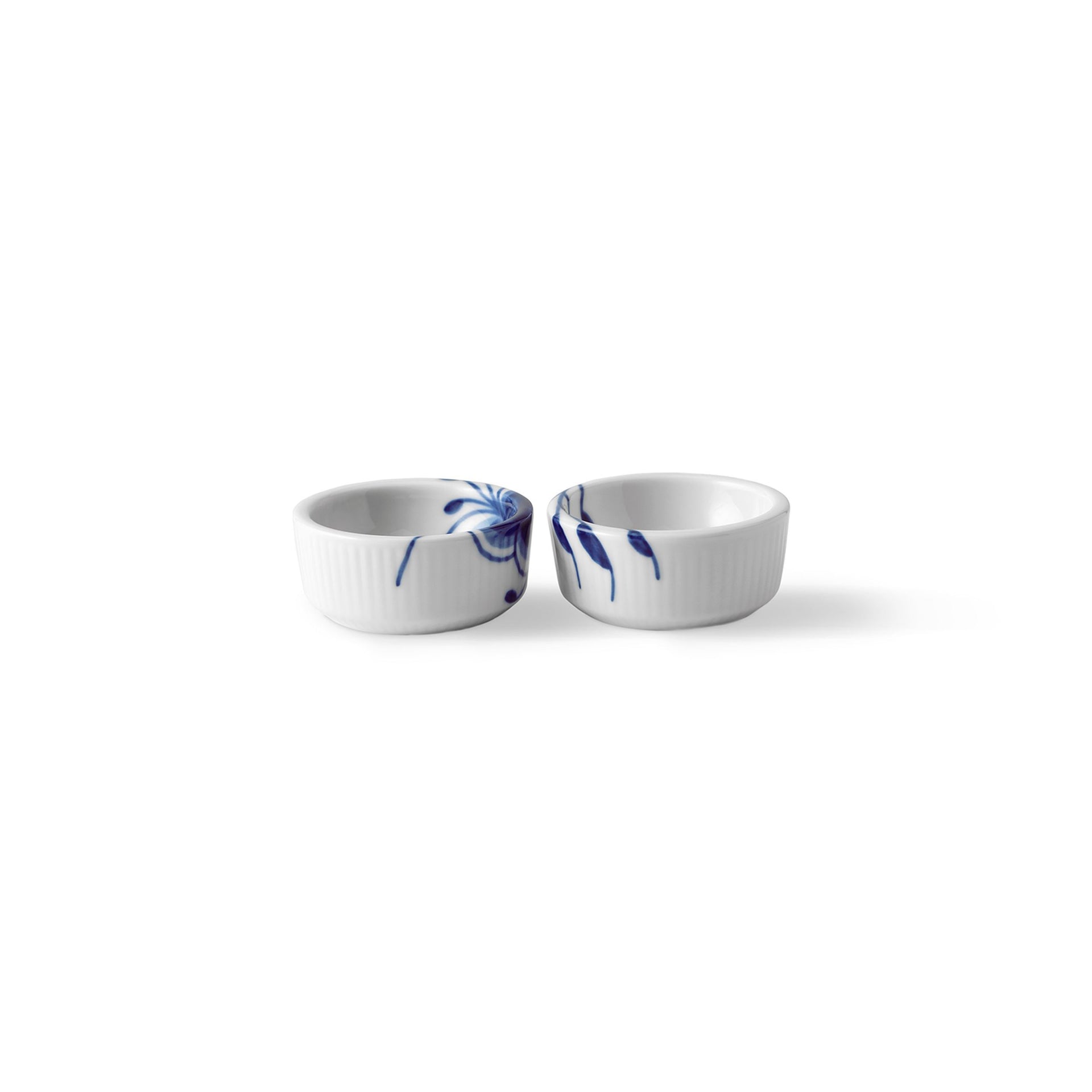 Blue Fluted Mega Bowl, 3 cl, 2 pcs
