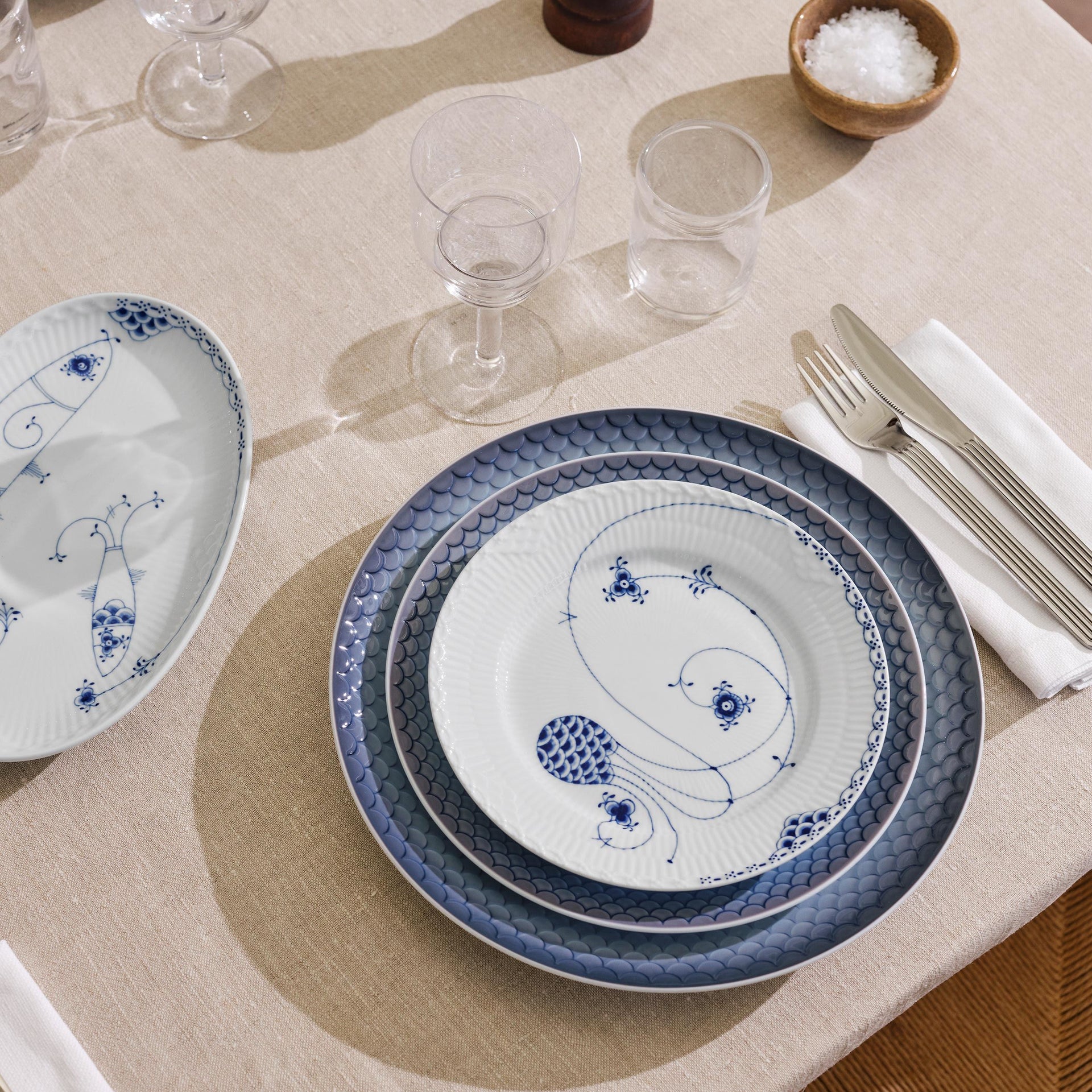 Royal Creatures Assiette, Herring, 23.5 cm