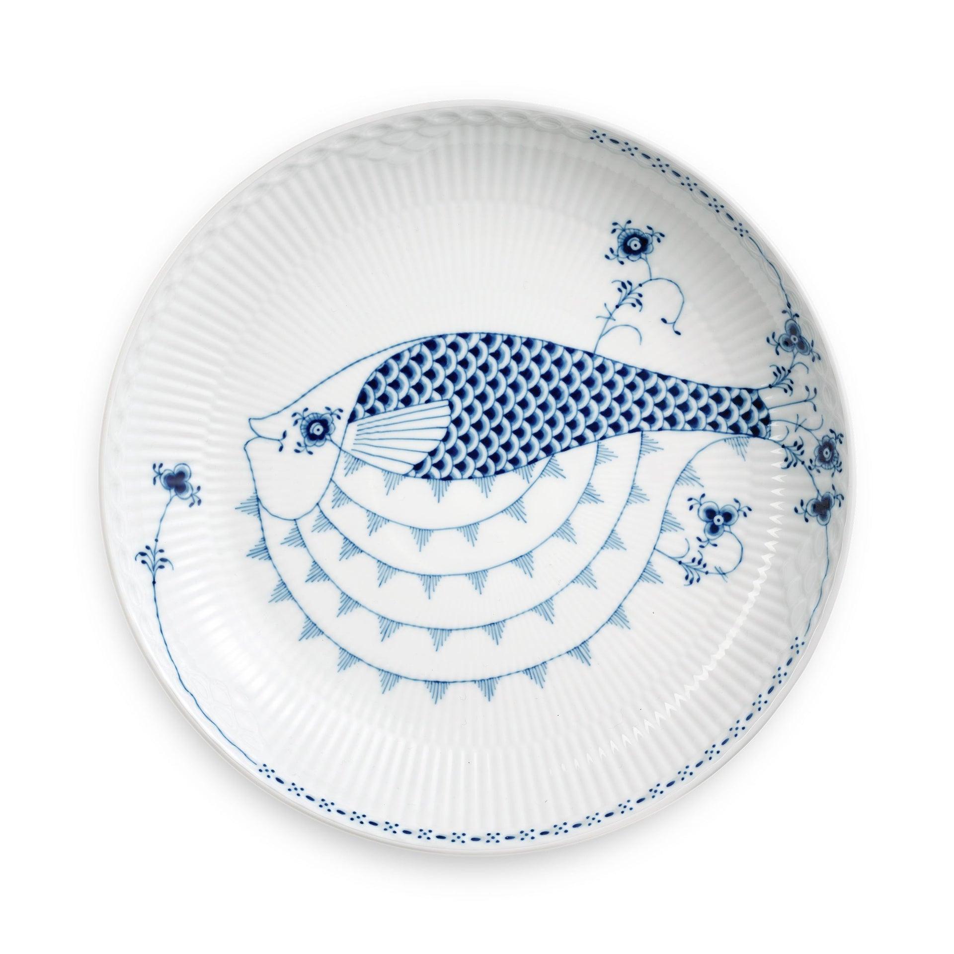 Royal Creatures Plate Coupe, Puffer Fish, 25 cm
