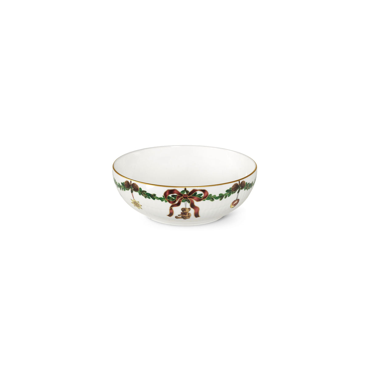 Star Fluted Christmas Bowl, 50 cl