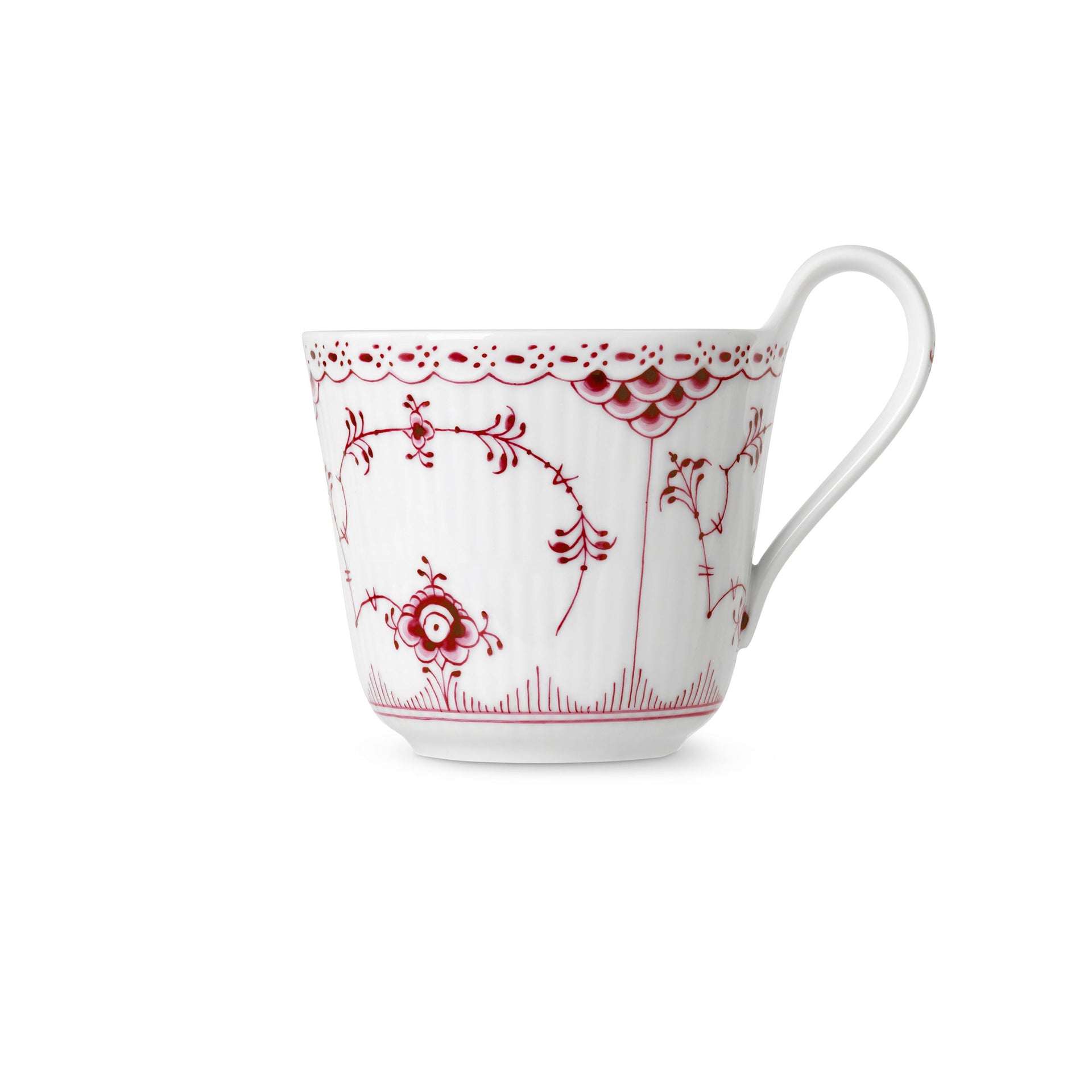 Purpur Fluted Half Lace High Handle Cup, 33 cl