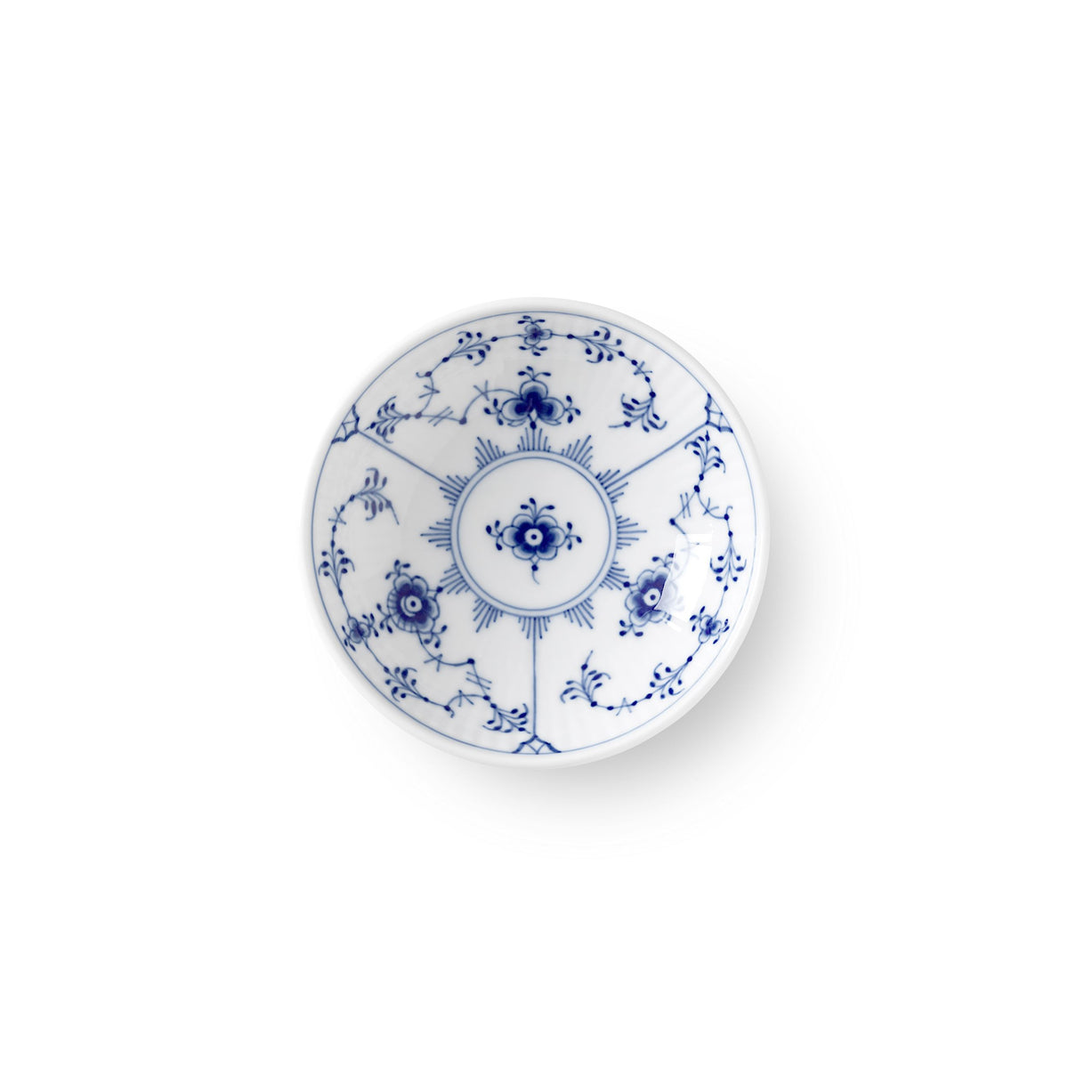 Blue Fluted Plain Bowl, 9 cl